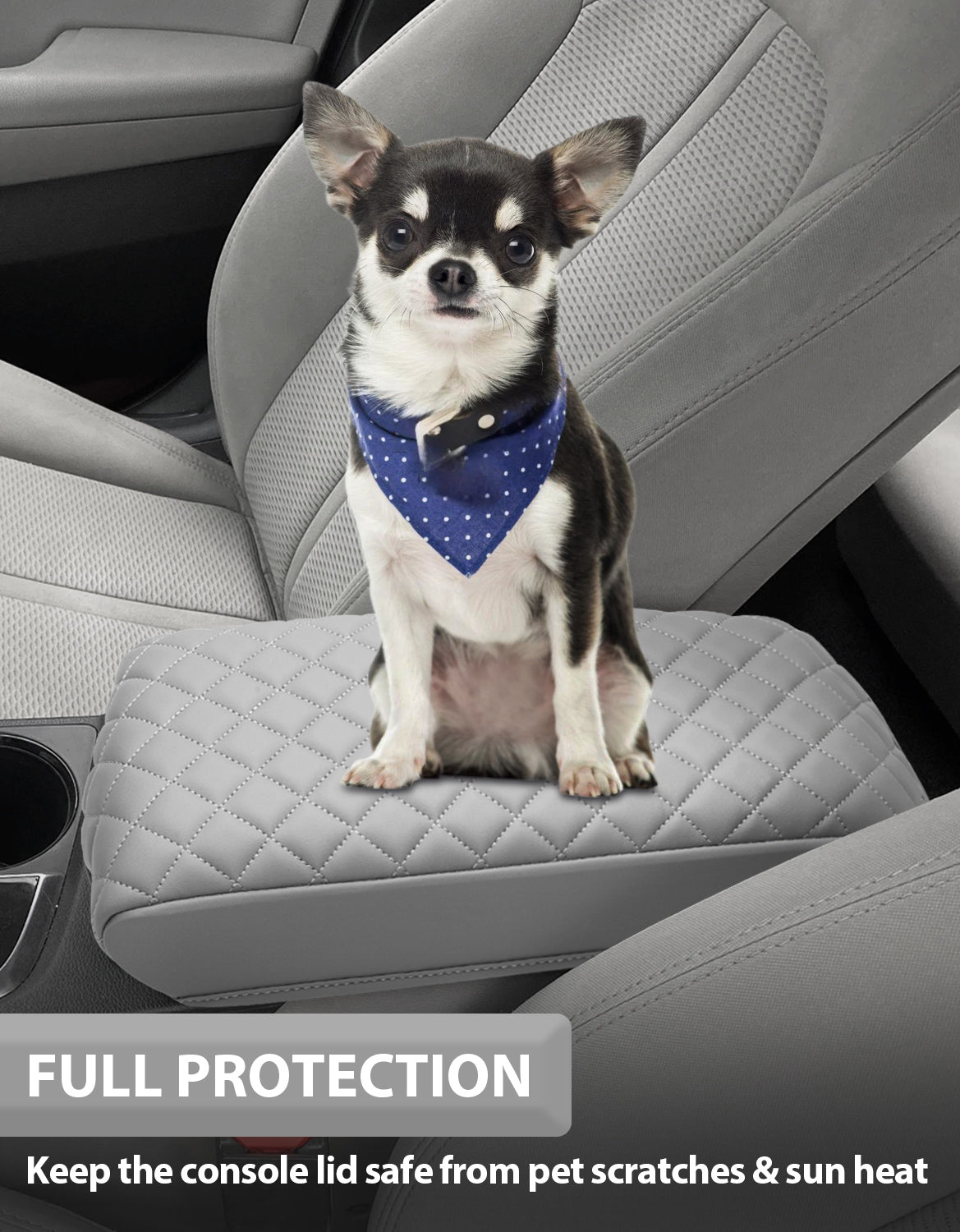 Center Console Armrest Cover for Hyundai Sonata 2015-2019