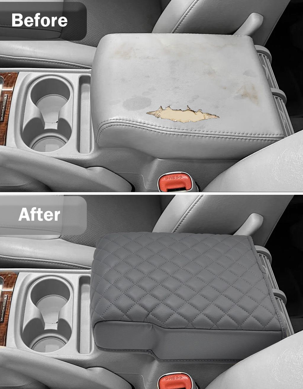 Center Console Armrest Cover for 2005-2010 Jeep Grand Cherokee,2005-2010 Jeep Commander