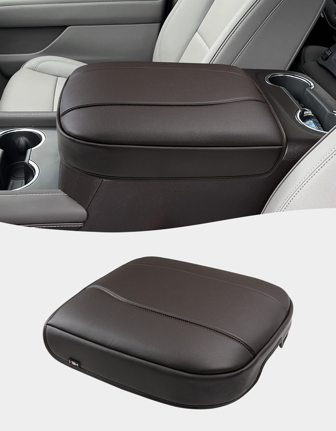 Thick Version Center Console Cushion Cover for  Bucket Seat 2019-2026 GMC Sierra 1500 2500 3500,2019-2026 Chevy Silverado 1500 2500 3500, 2021-2026 Tahoe/Suburban/Yukon