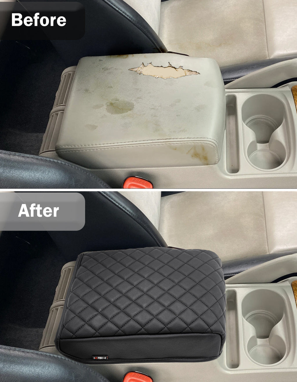 Center Console Armrest Cover for 2005-2010 Jeep Grand Cherokee,2005-2010 Jeep Commander