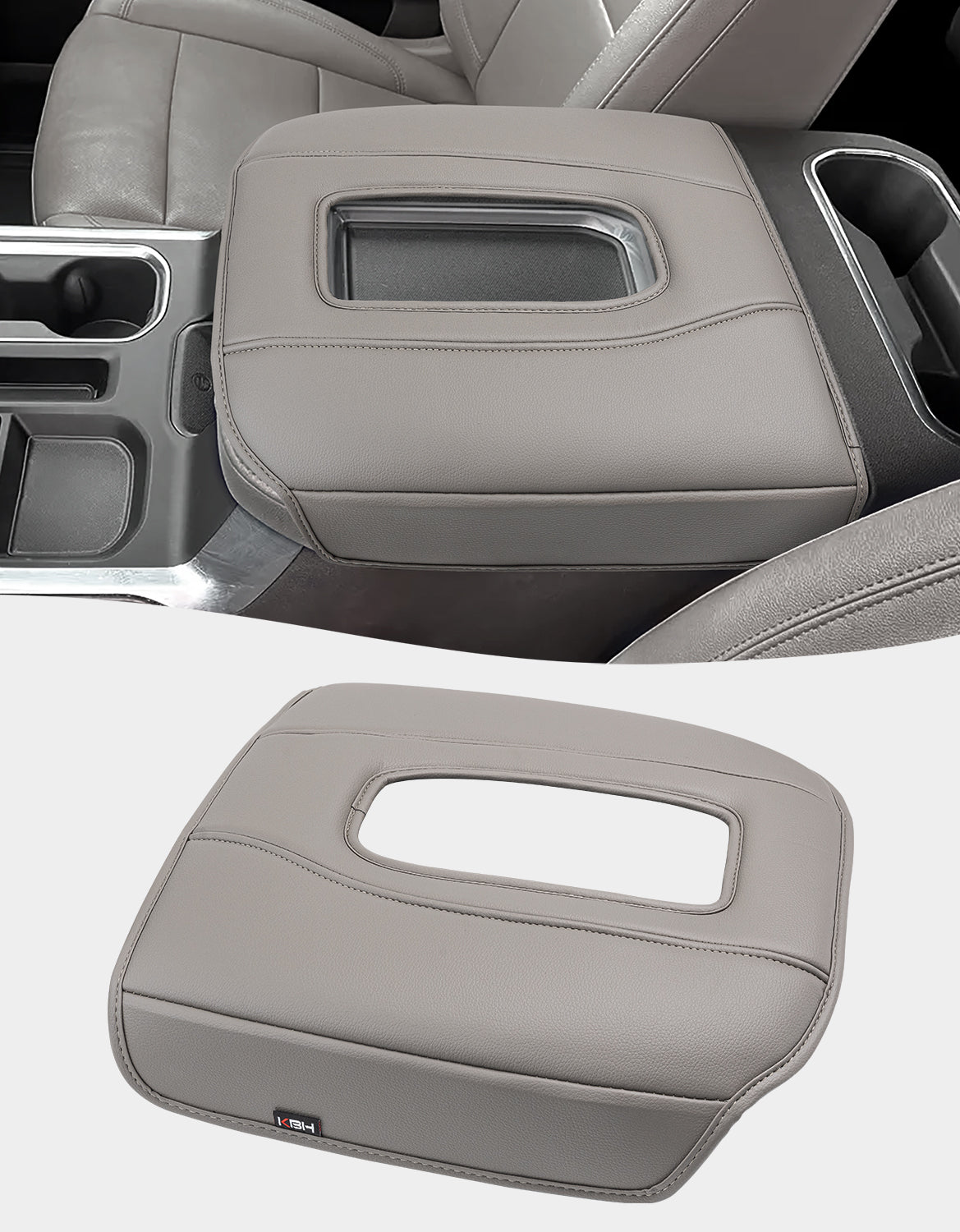 Thick Version Center Console Cushion Cover for Bucket Seat 2019-2026 GMC Sierra 1500 2500 3500,2019-2026 Chevy Silverado 1500 2500 3500, 2021-2026 Tahoe/Suburban/Yukon