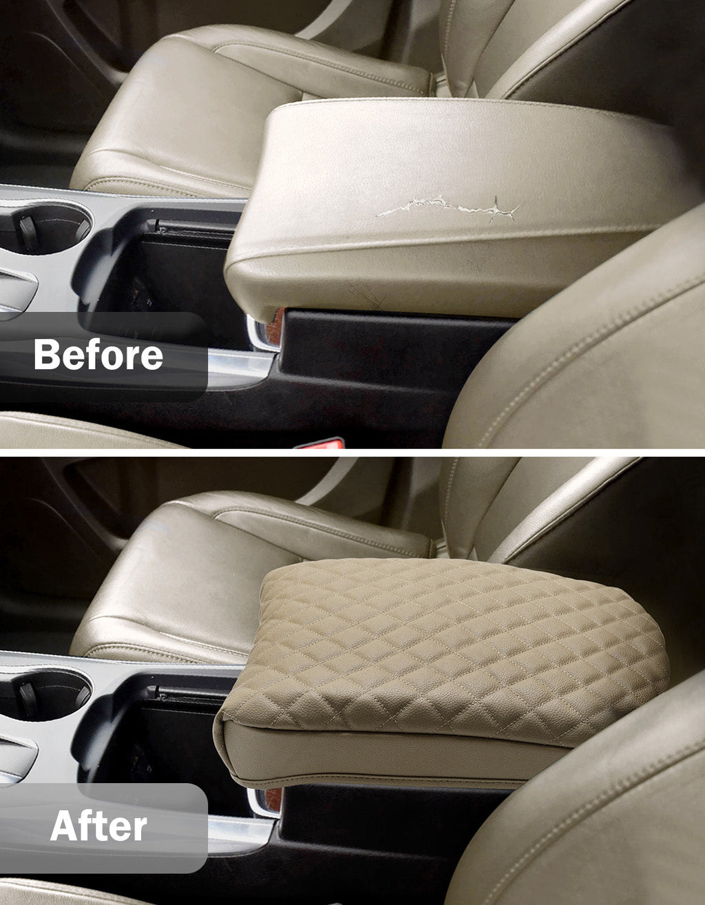 Center Console Armrest Cover Pad Cushion Protector for Acura MDX 2015-2020