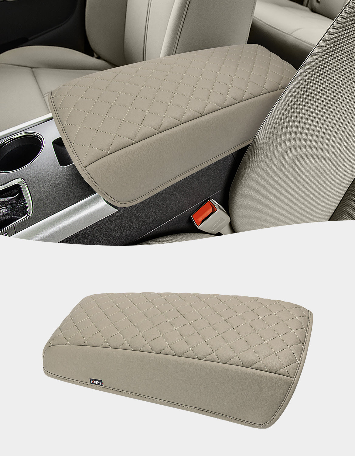 Center Console Armrest Cover Cushion Pad Protector for Ford Edge 2011-2014