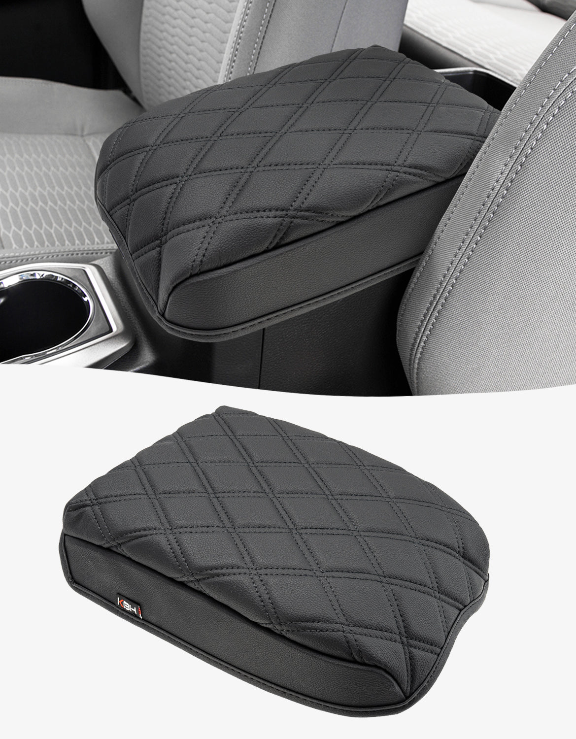 Center Console Armrest Cover Cushion Protector for Toyota Tacoma 2016-2023