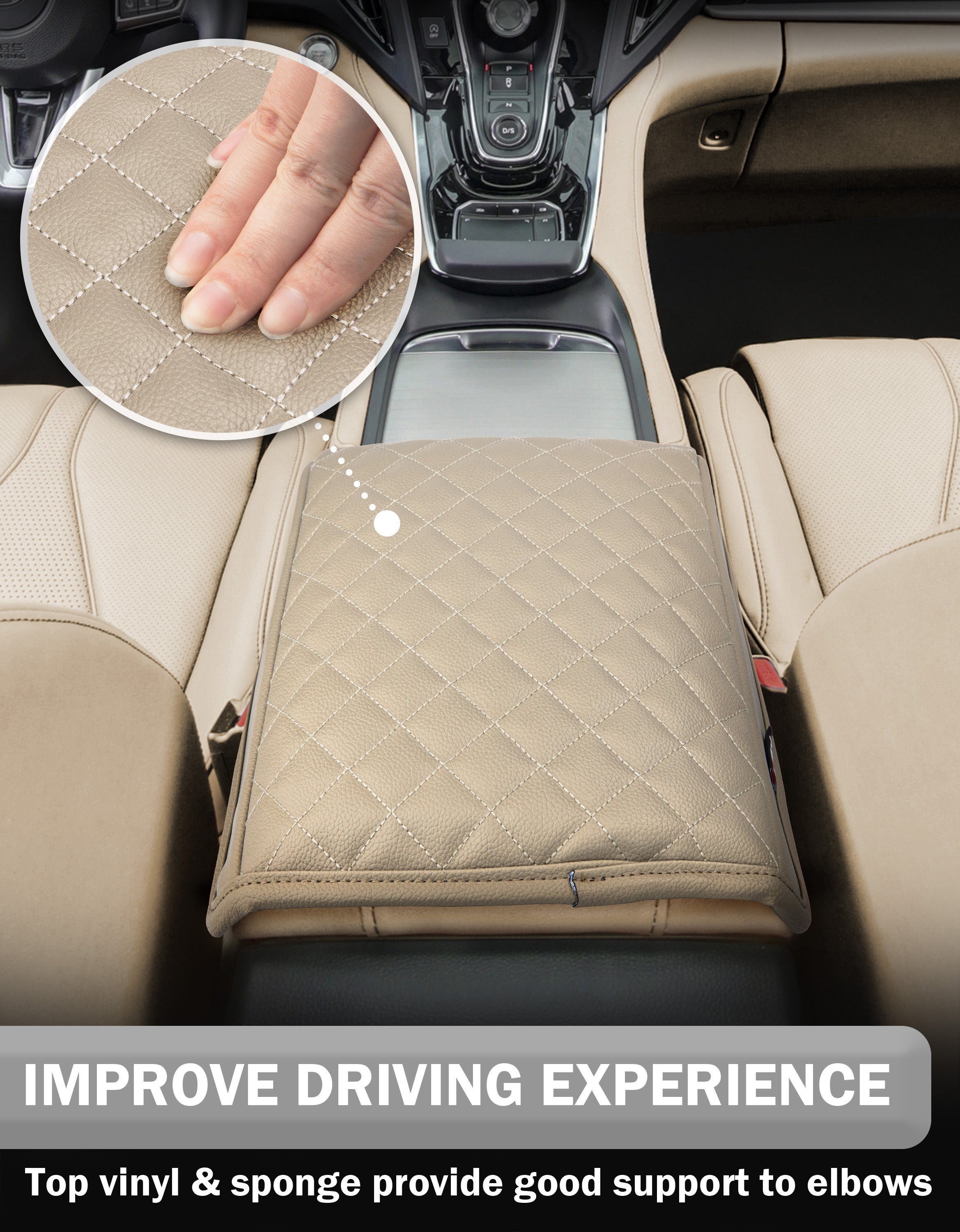 Center Console Armrest Cover for Acura RDX 2019-2024