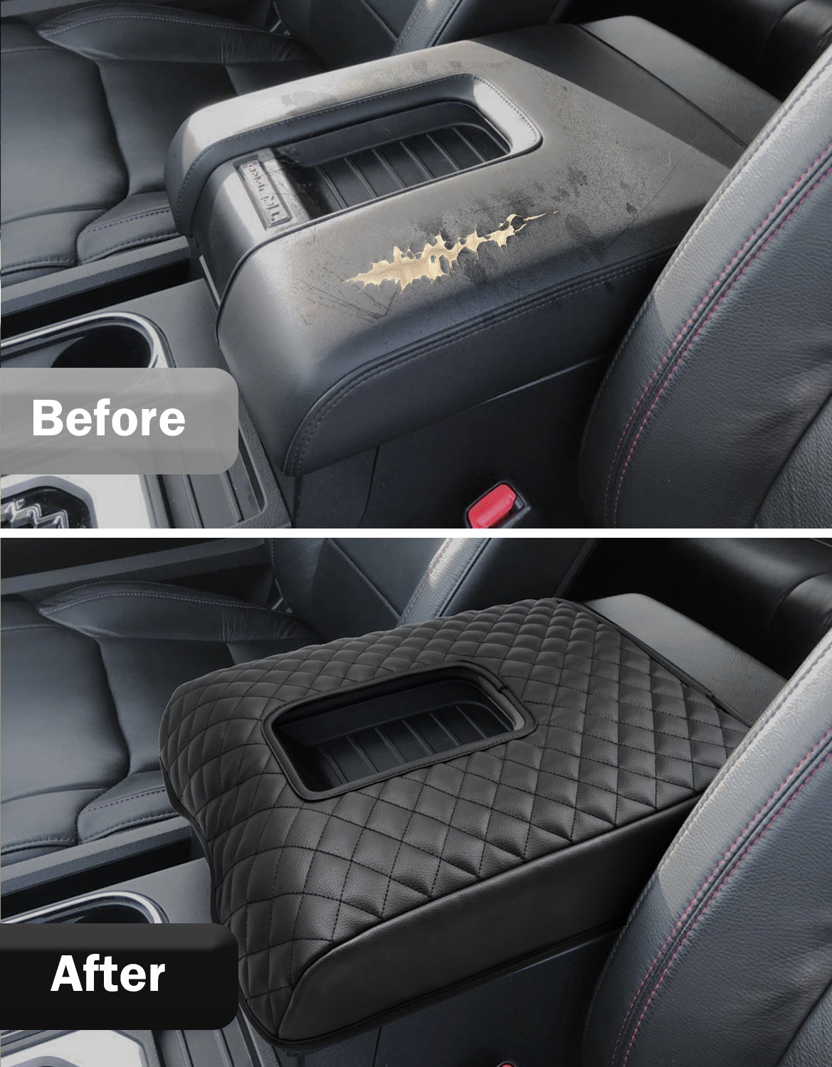 Center Console Armrest Cover for 2014-2021 Toyota Tundra
