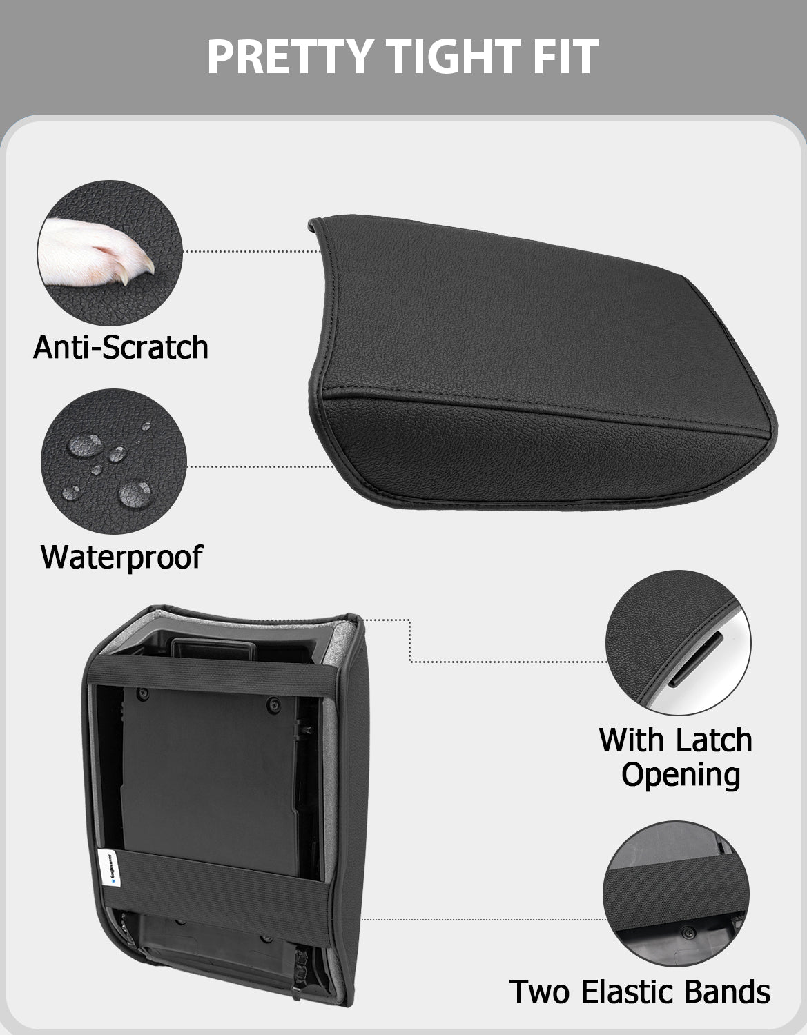 Center Console Armrest Cover for Honda CRV 2017-2022