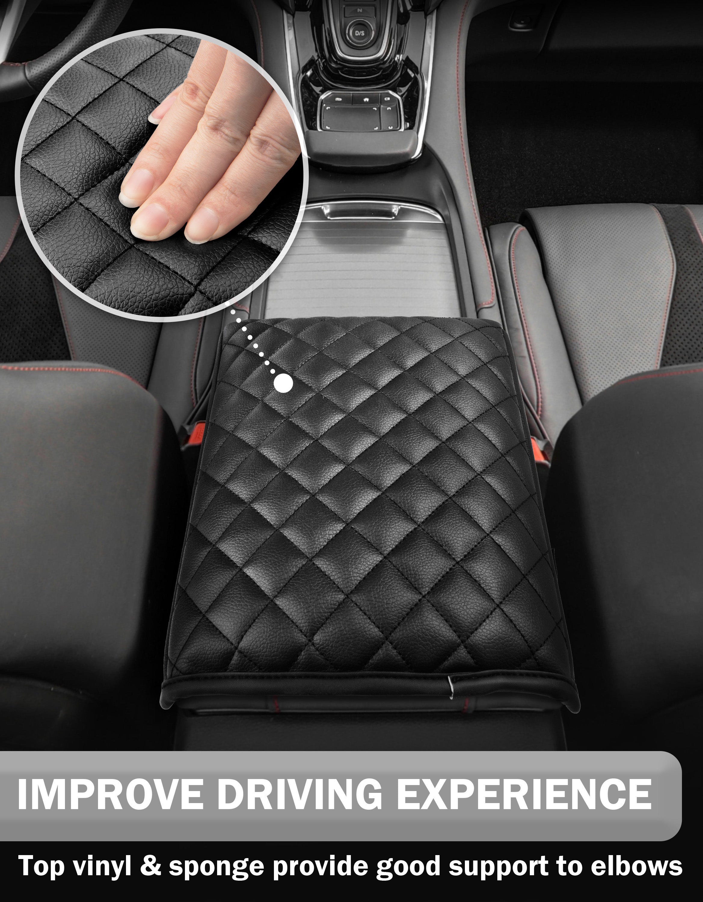 Center Console Armrest Cover for Acura RDX 2019-2024