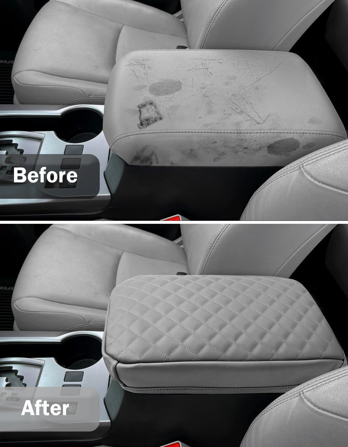 Center Console Armrest Cover Cushion Pad Protector for 2010-2024 Toyota 4Runner