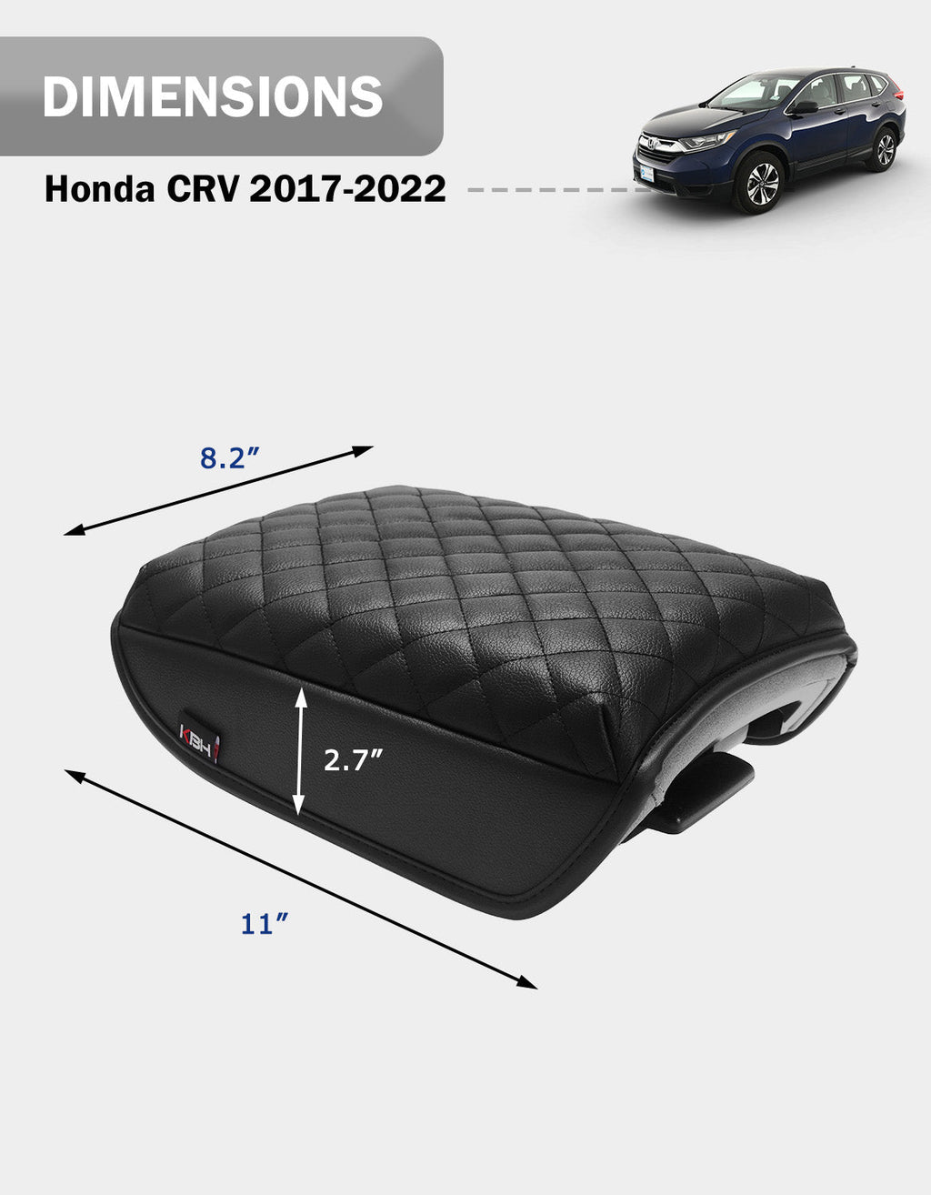 Center Console Armrest Cover Cushion Pad Protector for Honda CRV 2017-2022