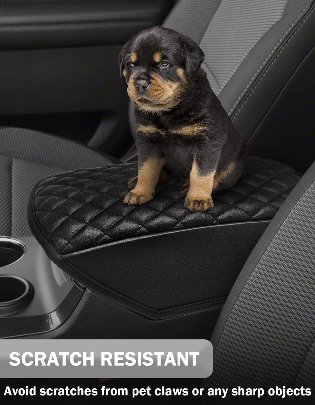 Center Console Armrest Cover Pad Protector for 2011-2019 Ford Explorer