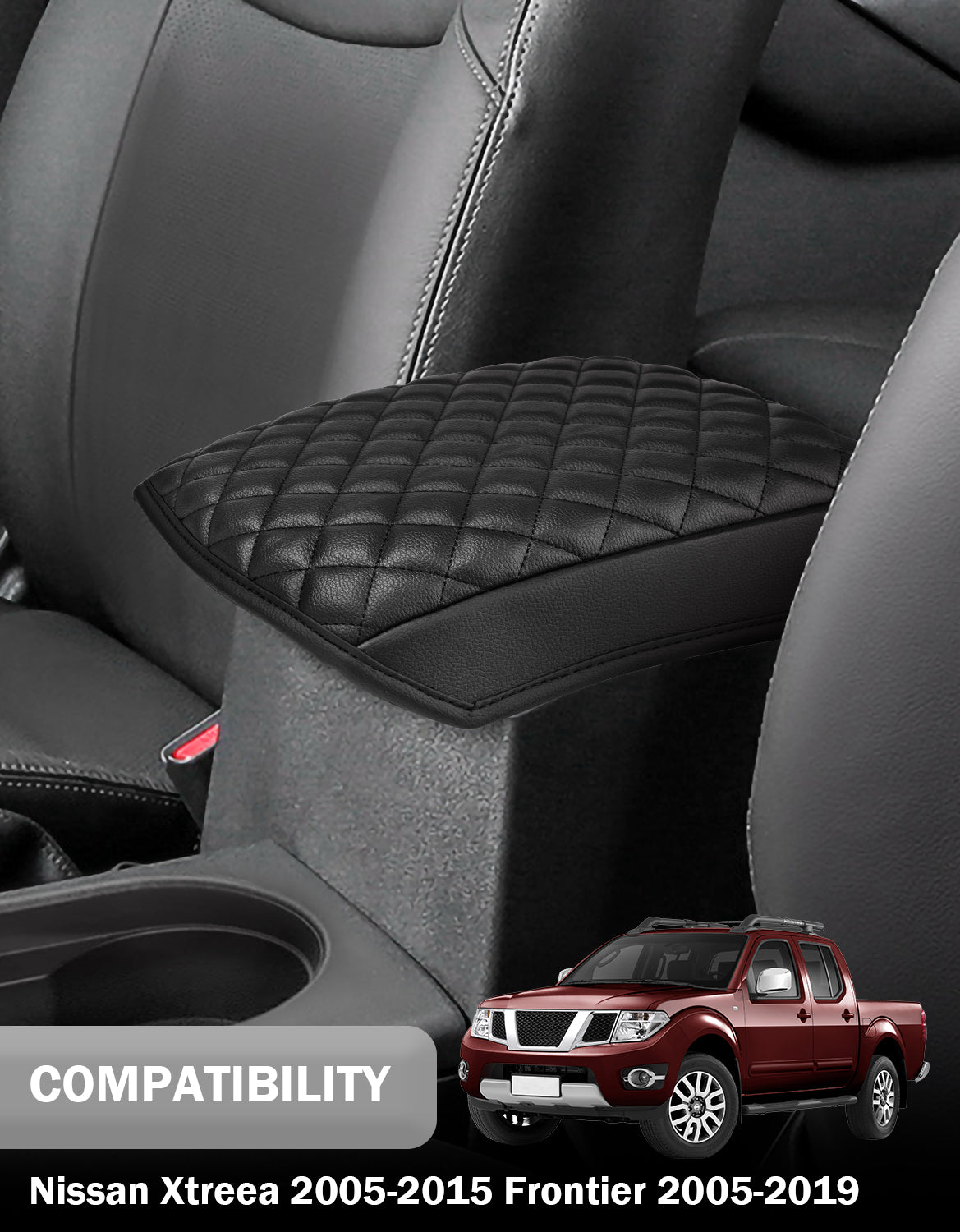 Center Console Cover for 2005-2015 Nissan Xterra, 2005-2021 Nissan Frontier