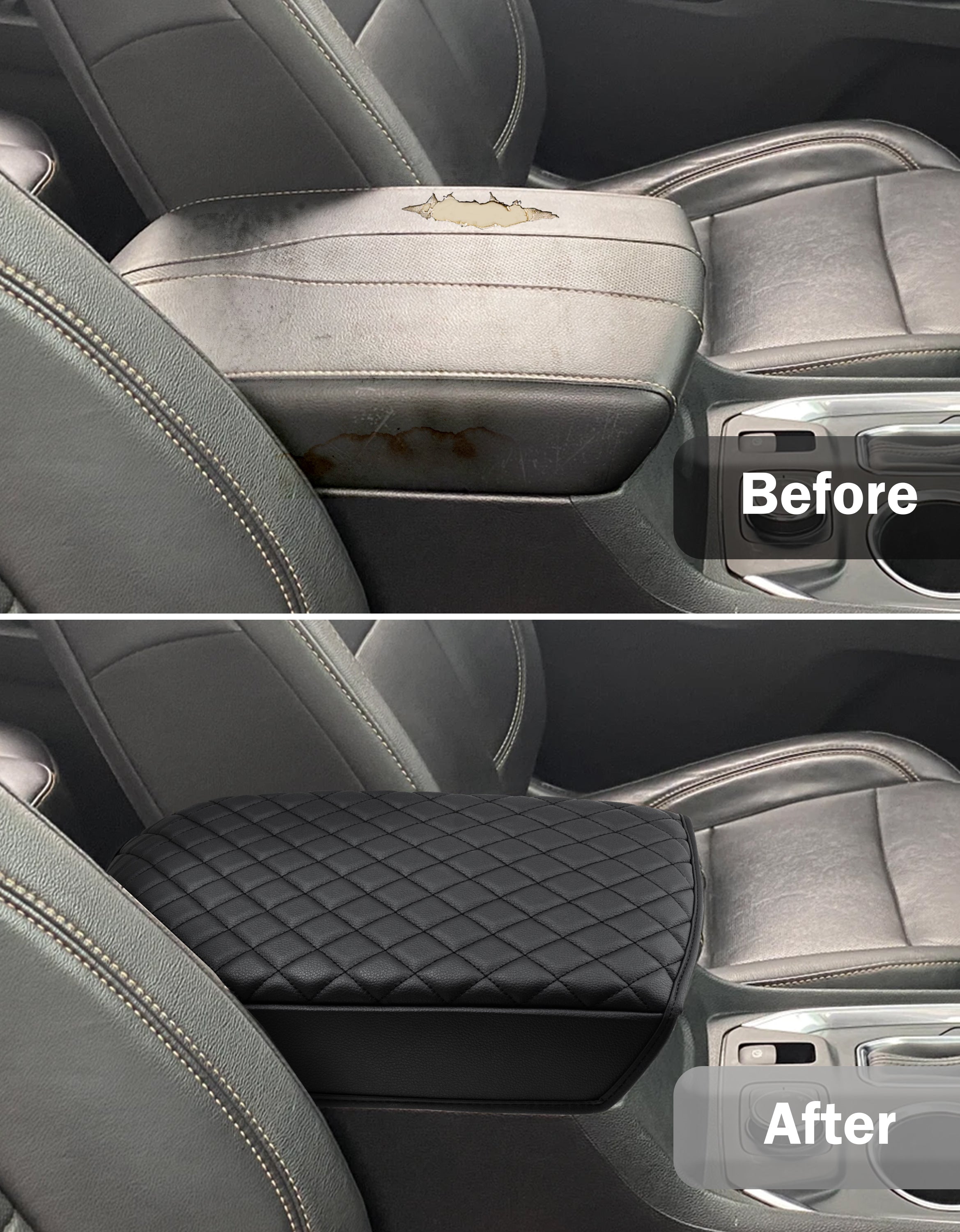 Center Console Armrest Cover for Chevy Traverse 2018-2023