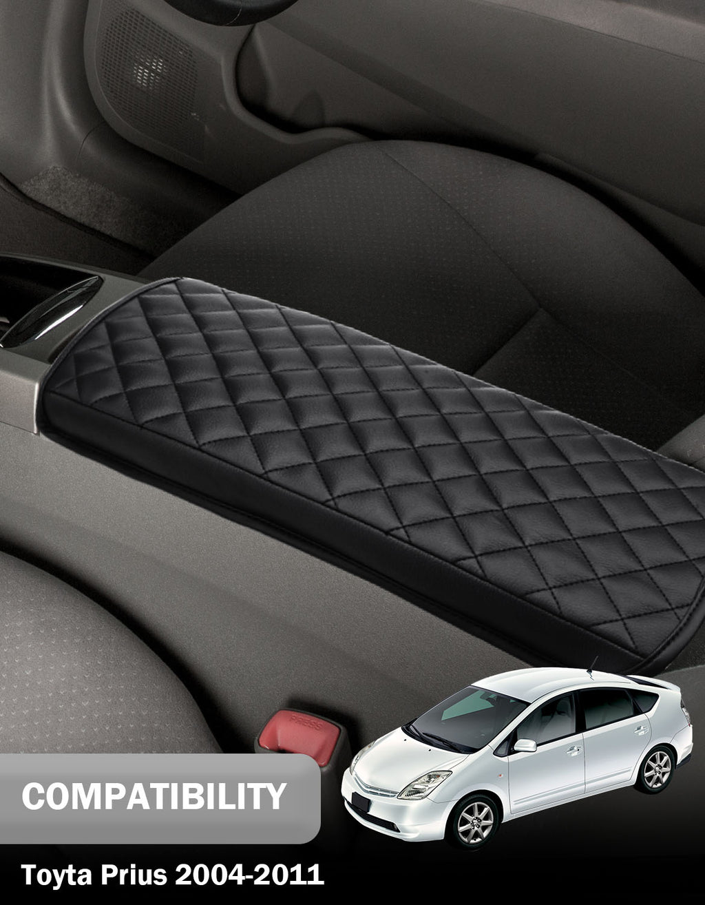 Center Console Armrest Cover for Toyota Prius 2004-2009