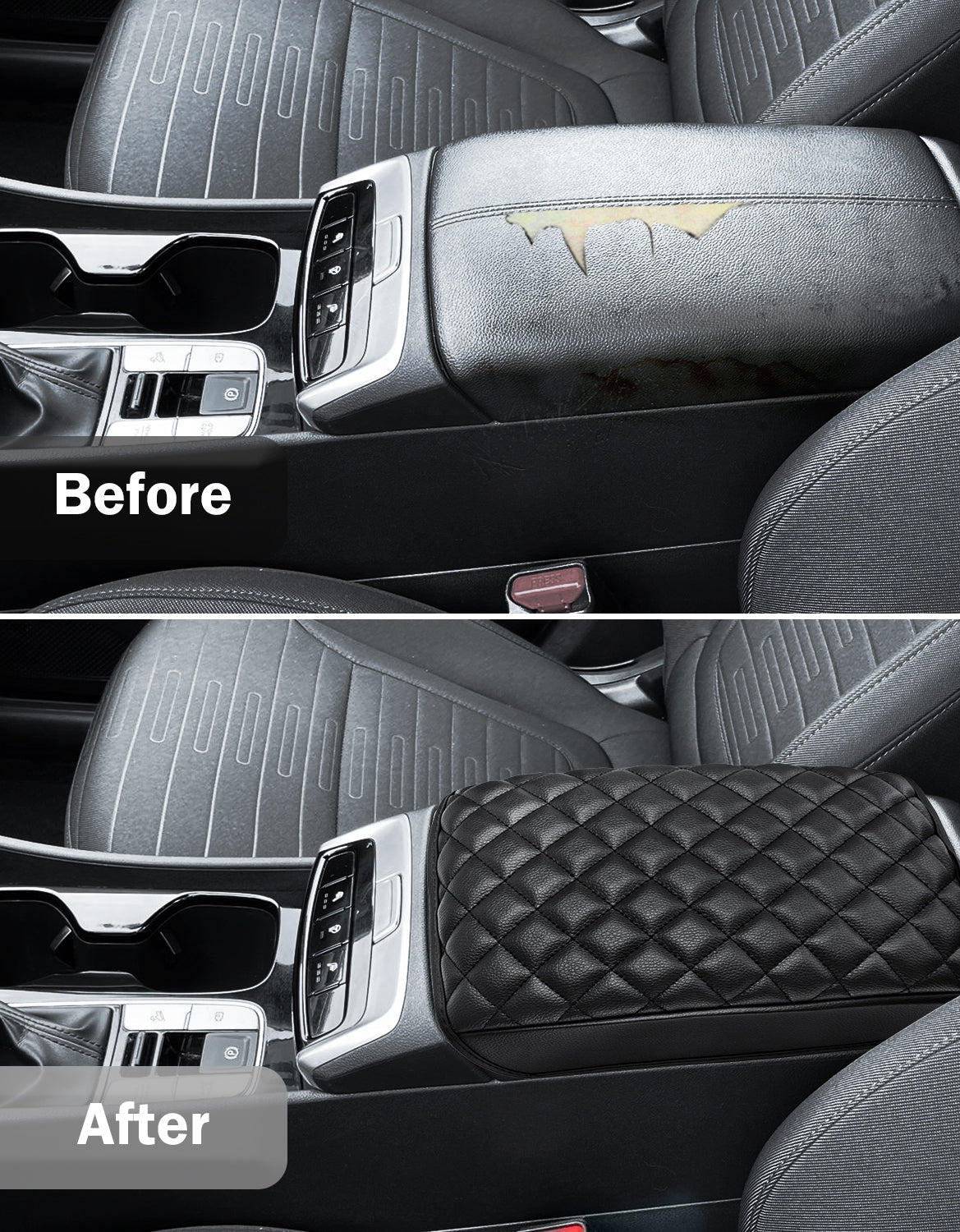 Center Console Armrest Cover for Hyundai Tucson 2022-2024