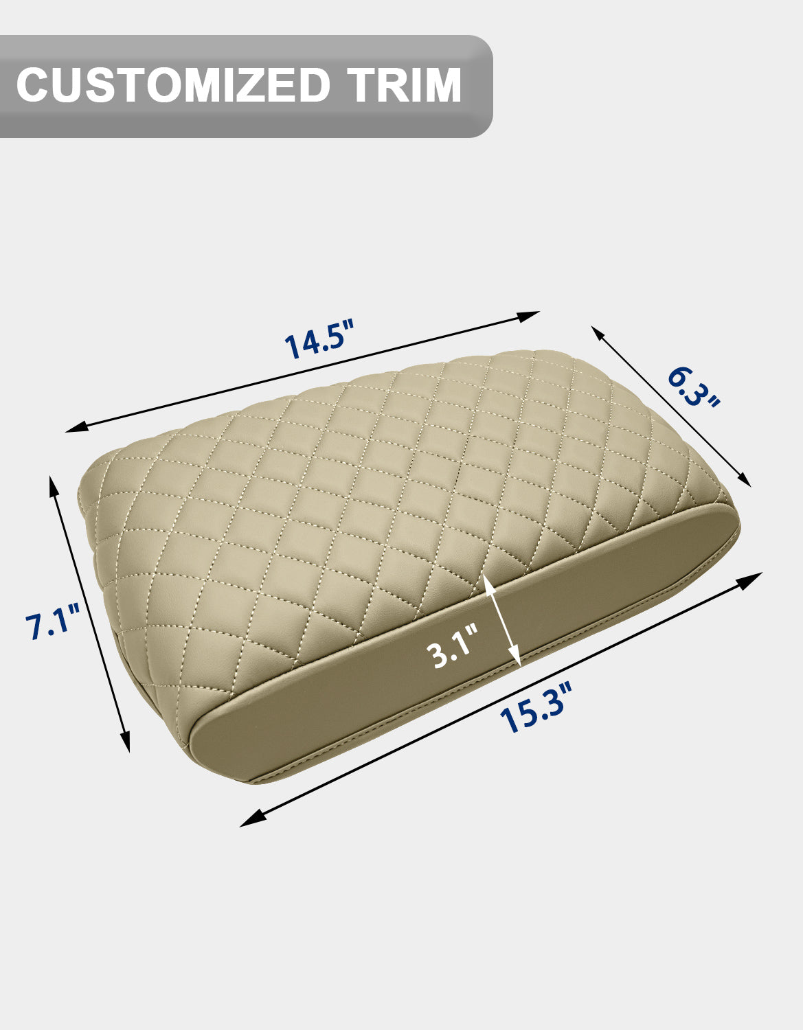 Center Console Armrest Cover for Hyundai Sonata 2015-2019
