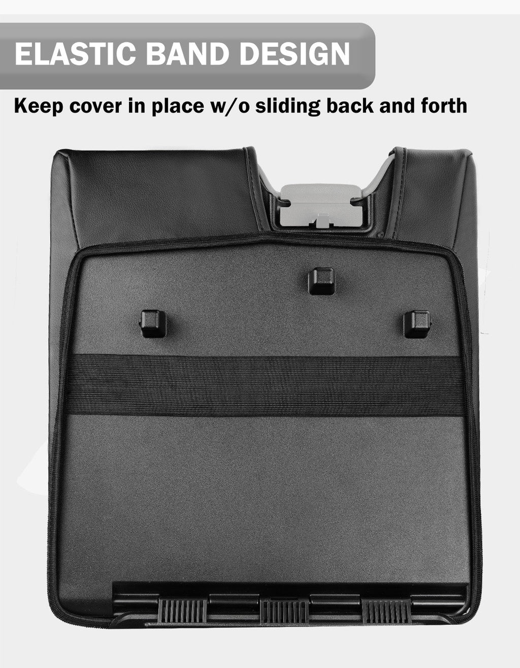 Center Console Armrest PU Leather Cover for Jump Seat 2015-2025 Ford F150 , 2017-2025 Ford F250 F350 F450 F550 Super Duty