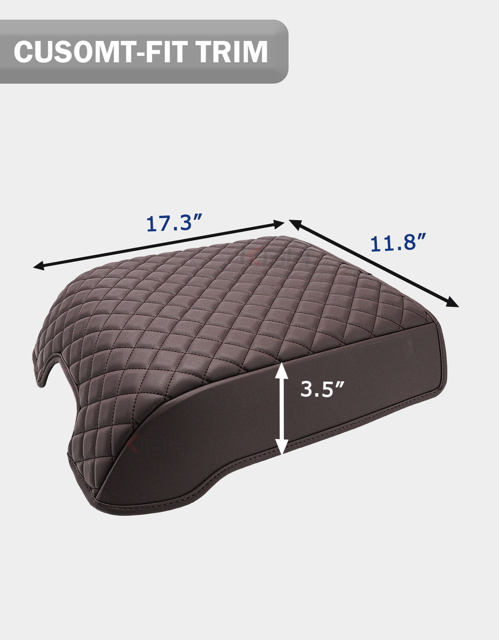 Center Console Armrest Cover Pad for Bucket Seat 2015-2020 Ford F150, 2017-2022 F250 F350 F450 F550 Super Duty, 2018-2024 Ford Expedition