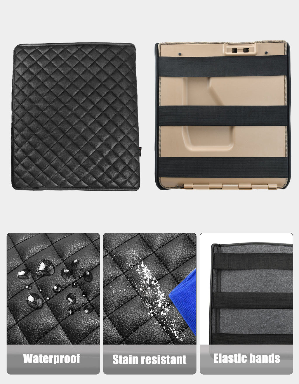 Center Console Armrest Cover Pad for Jump Seat 2011-2014 Ford F150