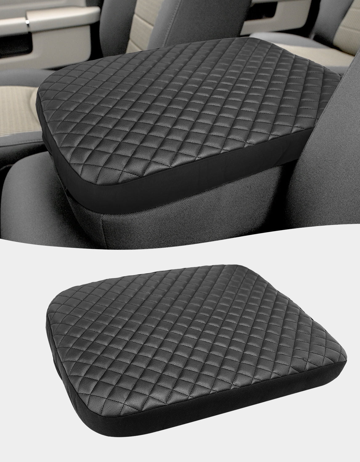 Center Console Armrest Cover Pad for Jump Seat 2002-2012 Dodge Ram 1500 2500 3500