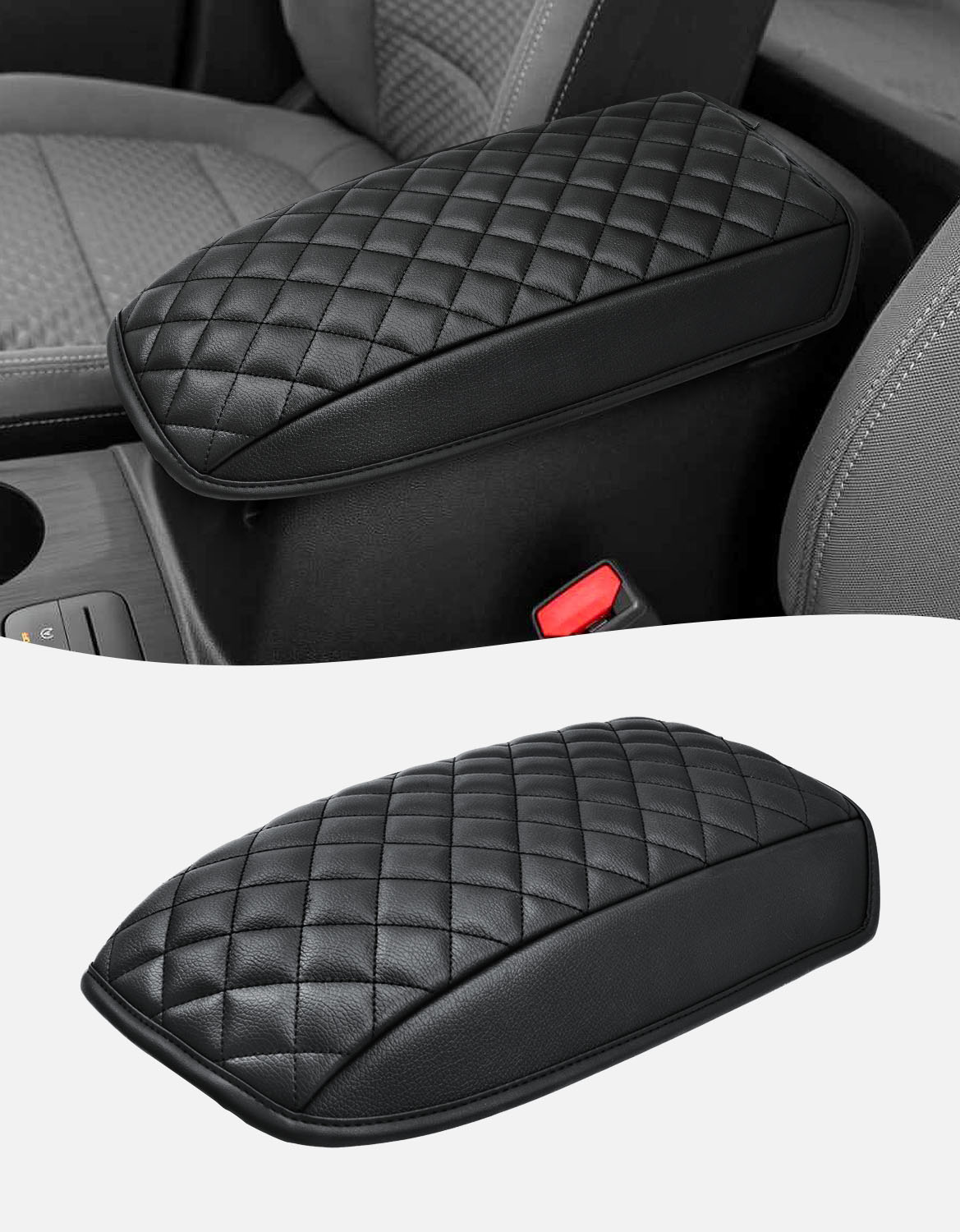 Center Console Armrest Cover Pad Cushion Protector for 2020-2026 Ford Escape,2021-2026 Ford Bronco Sport CX430