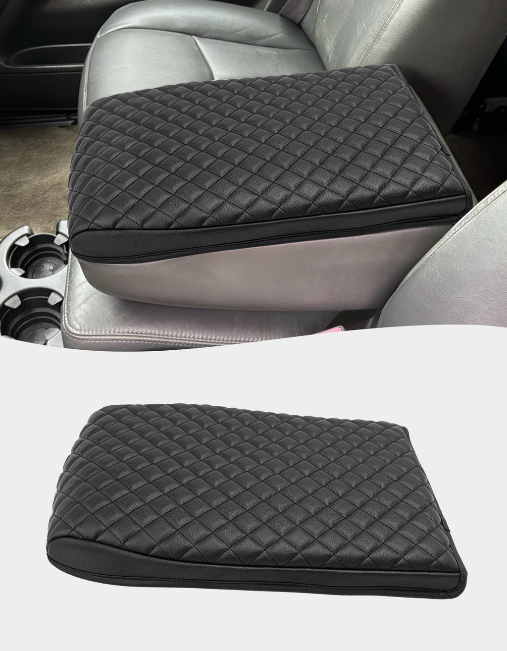Center Console Armrest Cover for Jump Seat 1999-2007 Chevy Silverado 1500 2500 3500,1999-2007 GMC Sierra 1500 2500 3500,2002-2006 Avalanche & Suburban & Tahoe