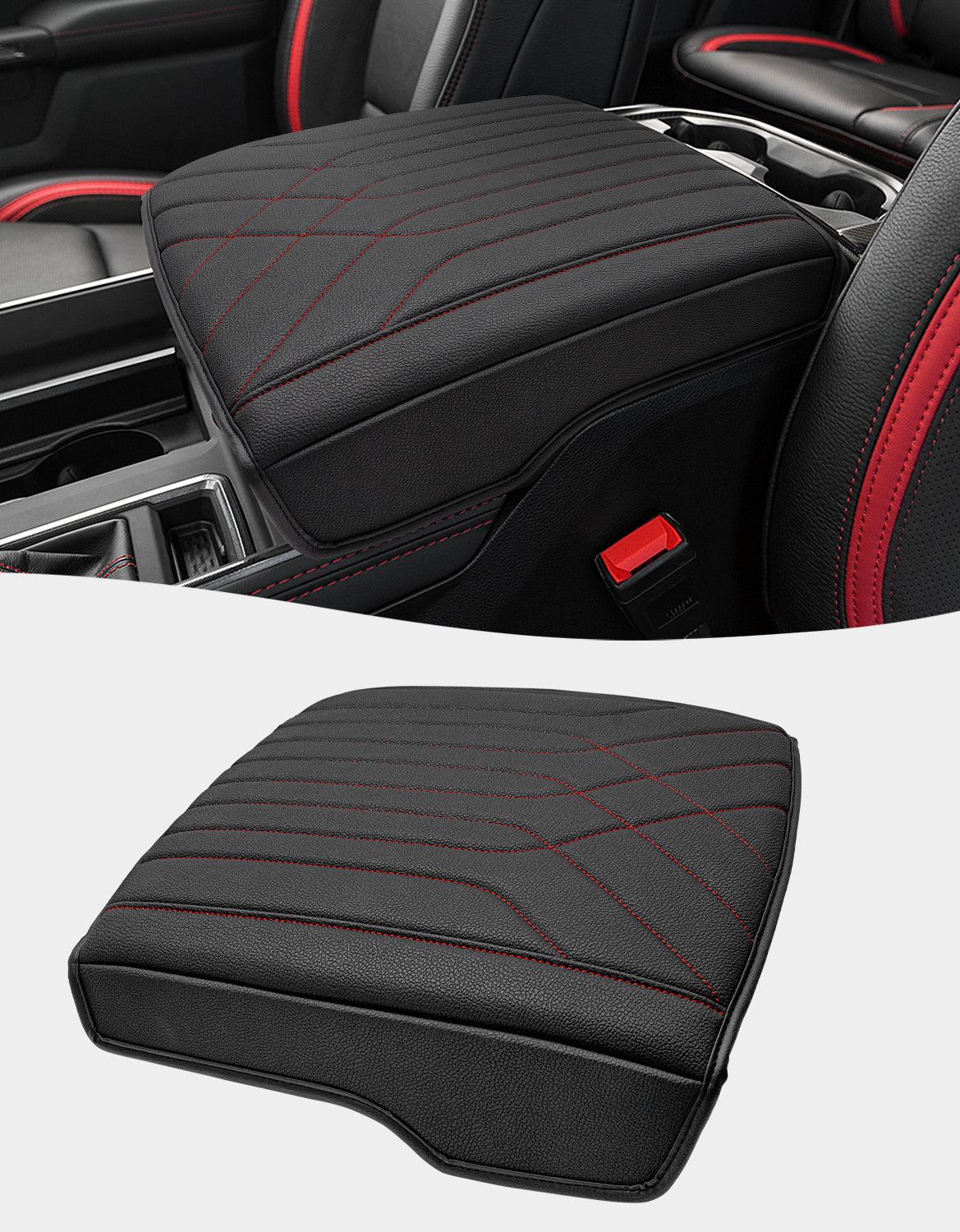 Center Console Armrest Cover for Bucket Seat 2019-2026 Dodge Ram 1500 2500 3500