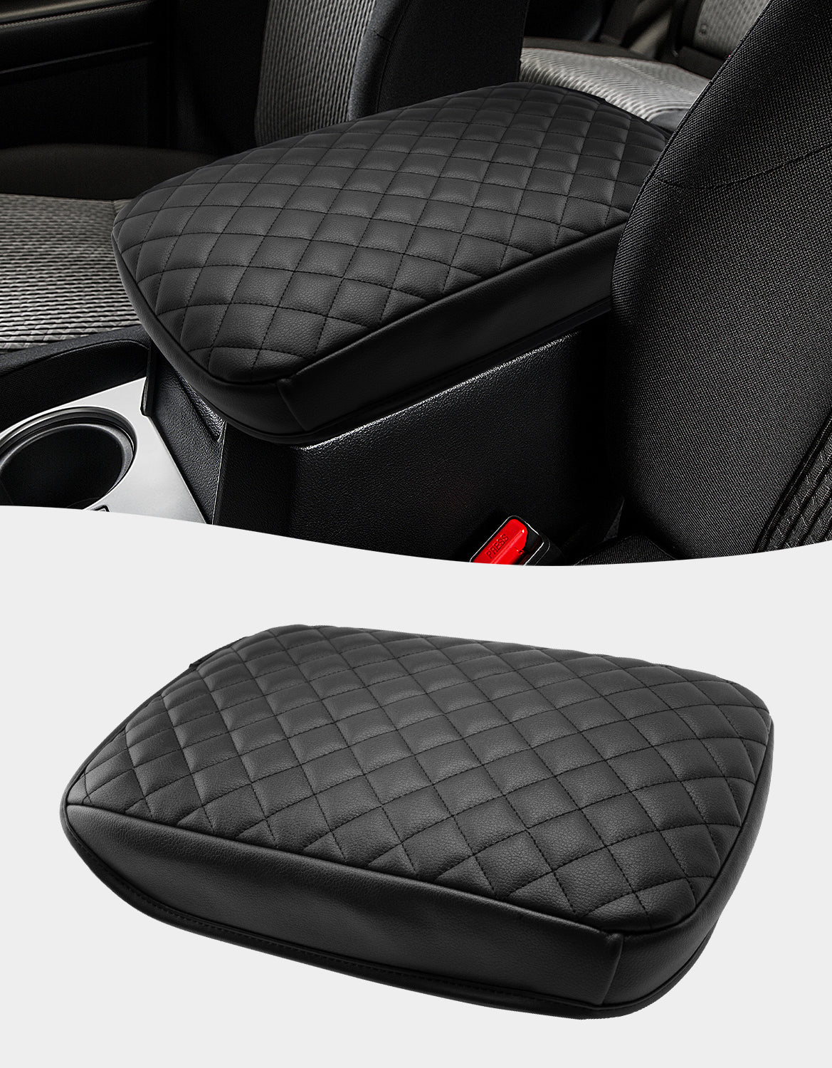 Center Console Armrest Cover Cushion Pad Protector for 2010-2024 Toyota 4Runner
