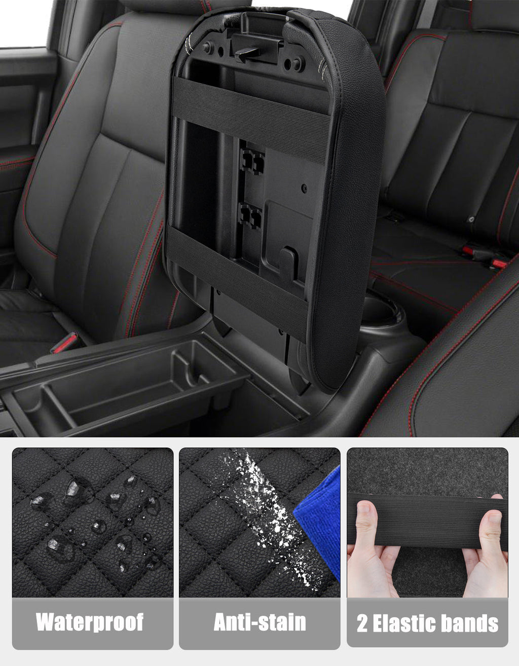 Center Console Armrest Cover for Nissan Titan 2016-2024