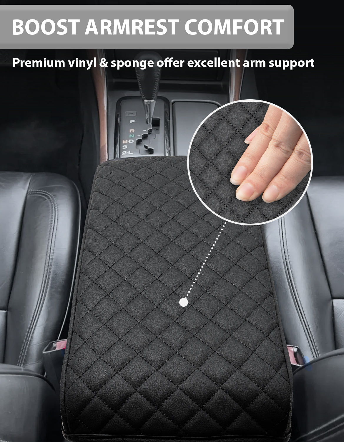 Center Console Armrest Cover Pad for 1998-2005 Lexus GS300 GS400 GS430