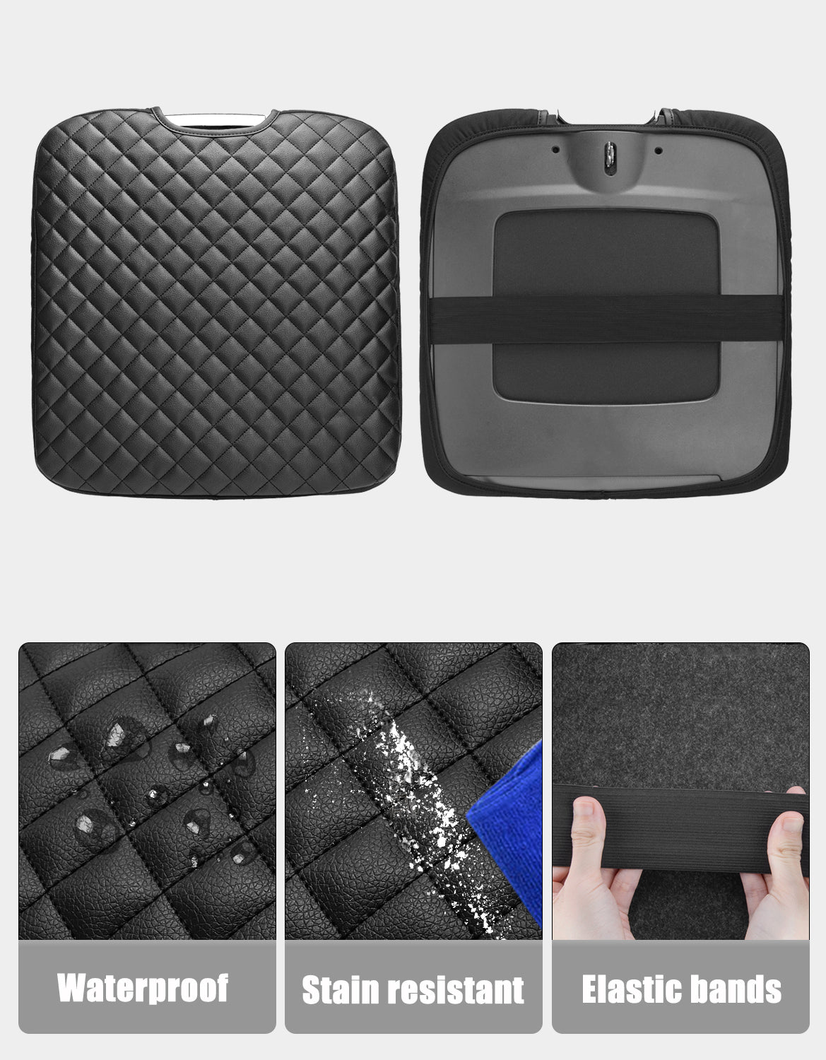 Center Console Armrest Cover Pad for Jump Seat 2013-2018 Dodge Ram 1500,2013-2025 Dodge Ram 2500/3500/1500Classic