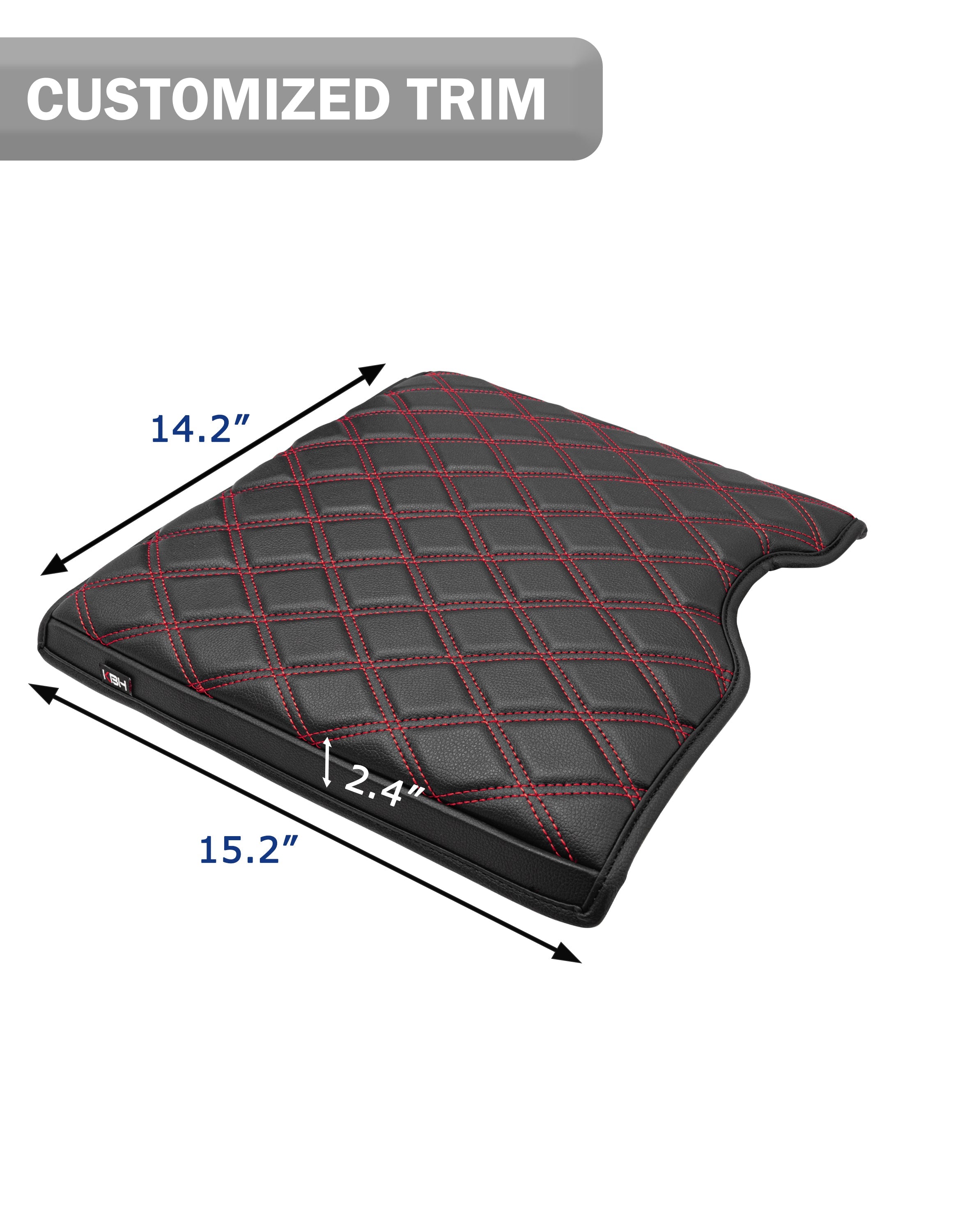 Center Console Armrest Cover Pad for Jump Seat 2015-2025 Ford F150, 2017-2025 Ford F250 F350 F450 F550 Super Duty