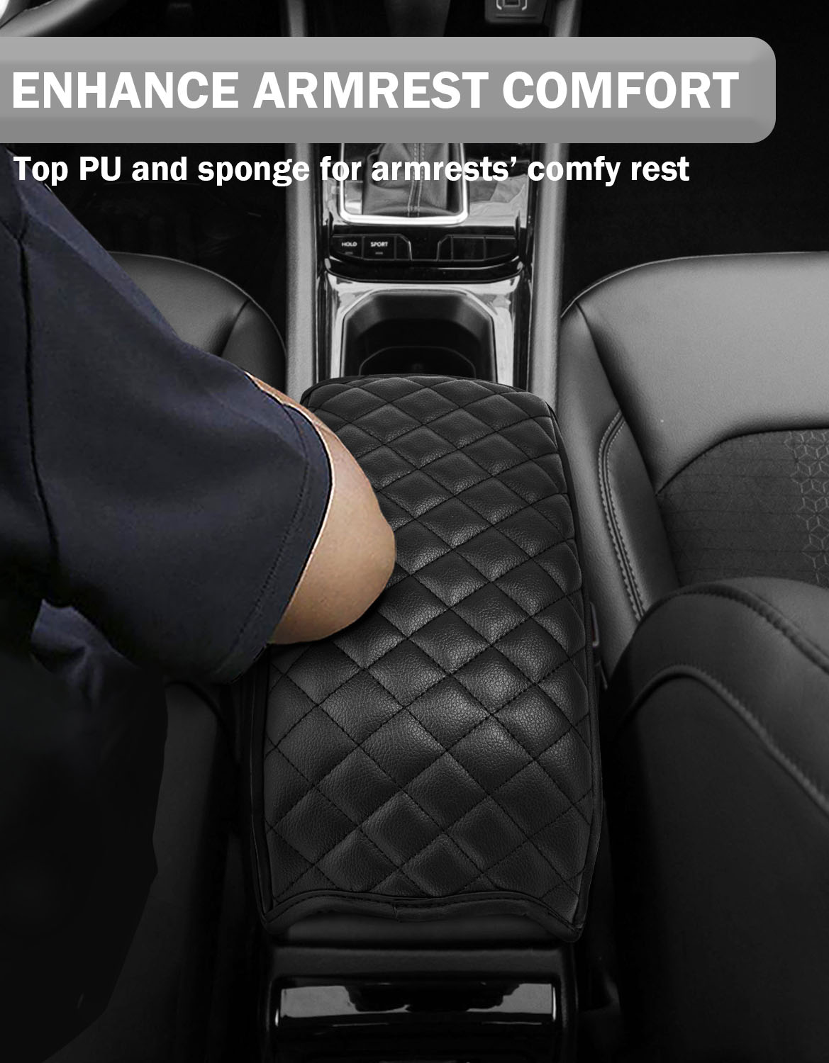 Center Console Cover for 2017-2021 Jeep Compass
