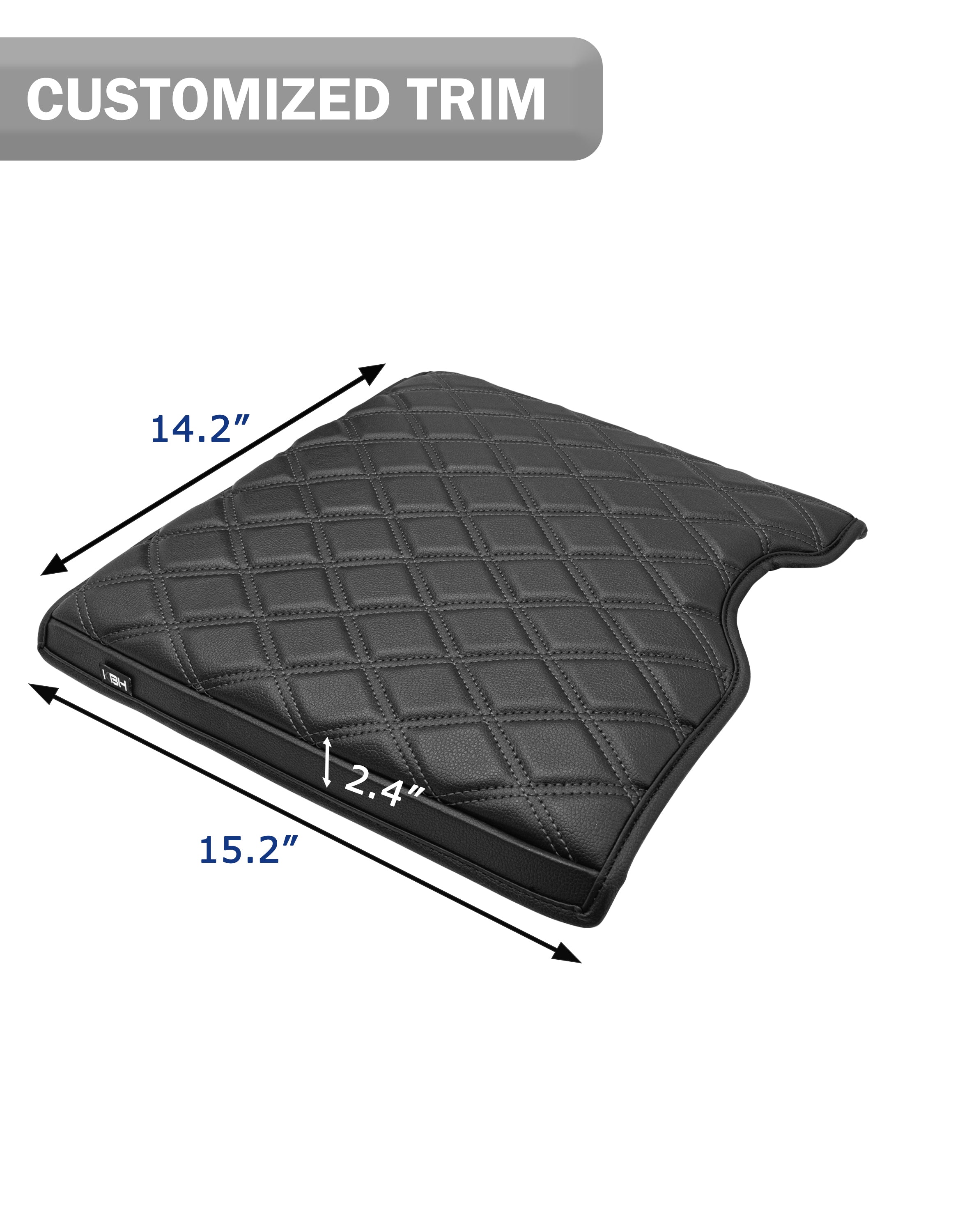 Center Console Armrest Cover Pad for Jump Seat 2015-2025 Ford F150, 2017-2025 Ford F250 F350 F450 F550 Super Duty
