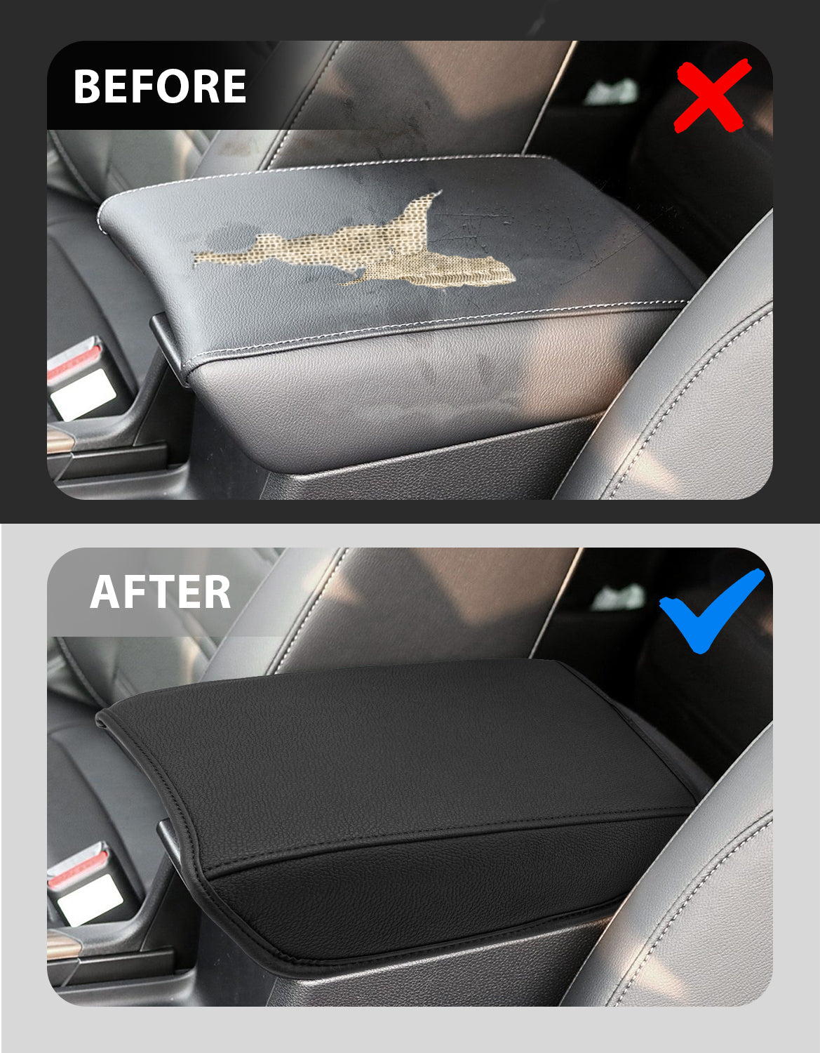 Center Console Armrest Cover for Honda CRV 2017-2022