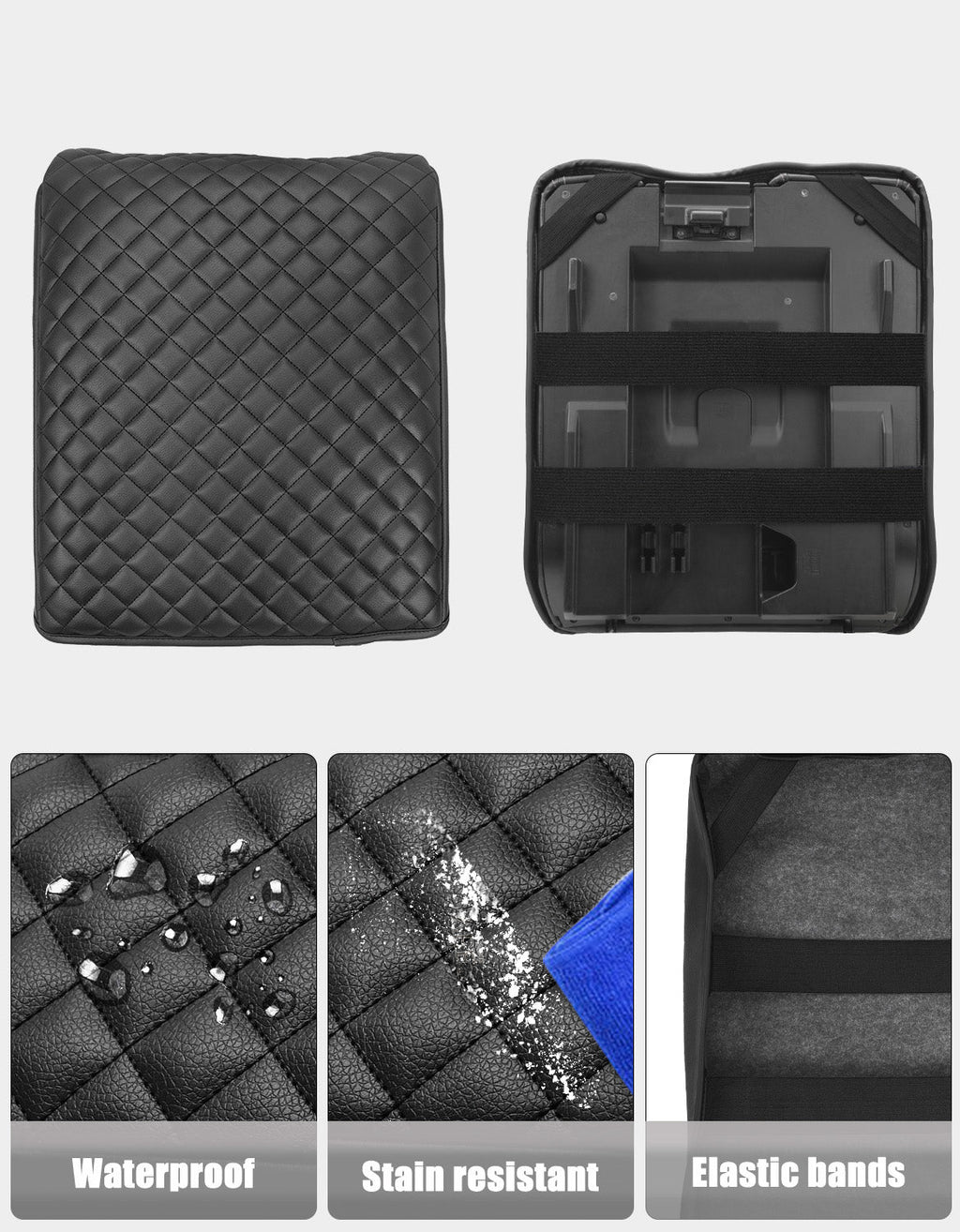Center Console Armrest Cover Cushion Pad Protector for 2014-2021 Toyota Tundra