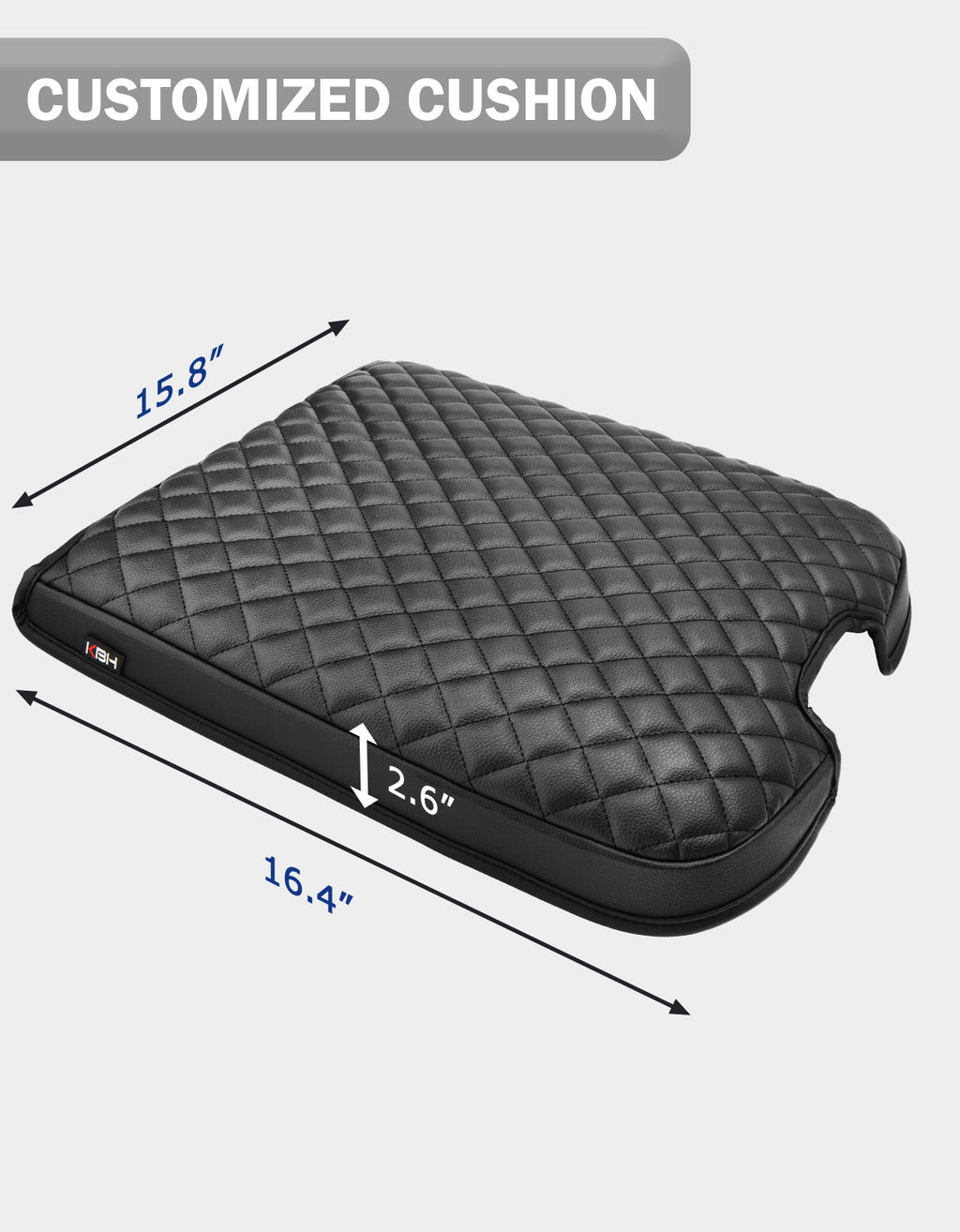 Center Console Armrest Cover Pad for Jump Seat 2013-2018 Dodge Ram 1500,2013-2025 Dodge Ram 2500/3500/1500Classic