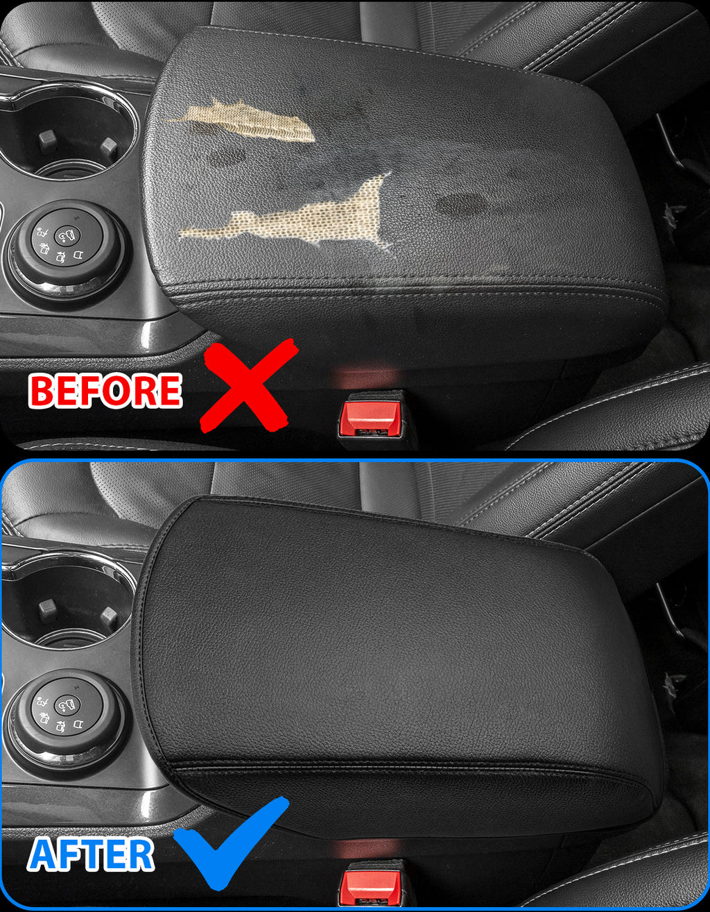Center Console Armrest Cover for 2011-2019 Ford Explorer