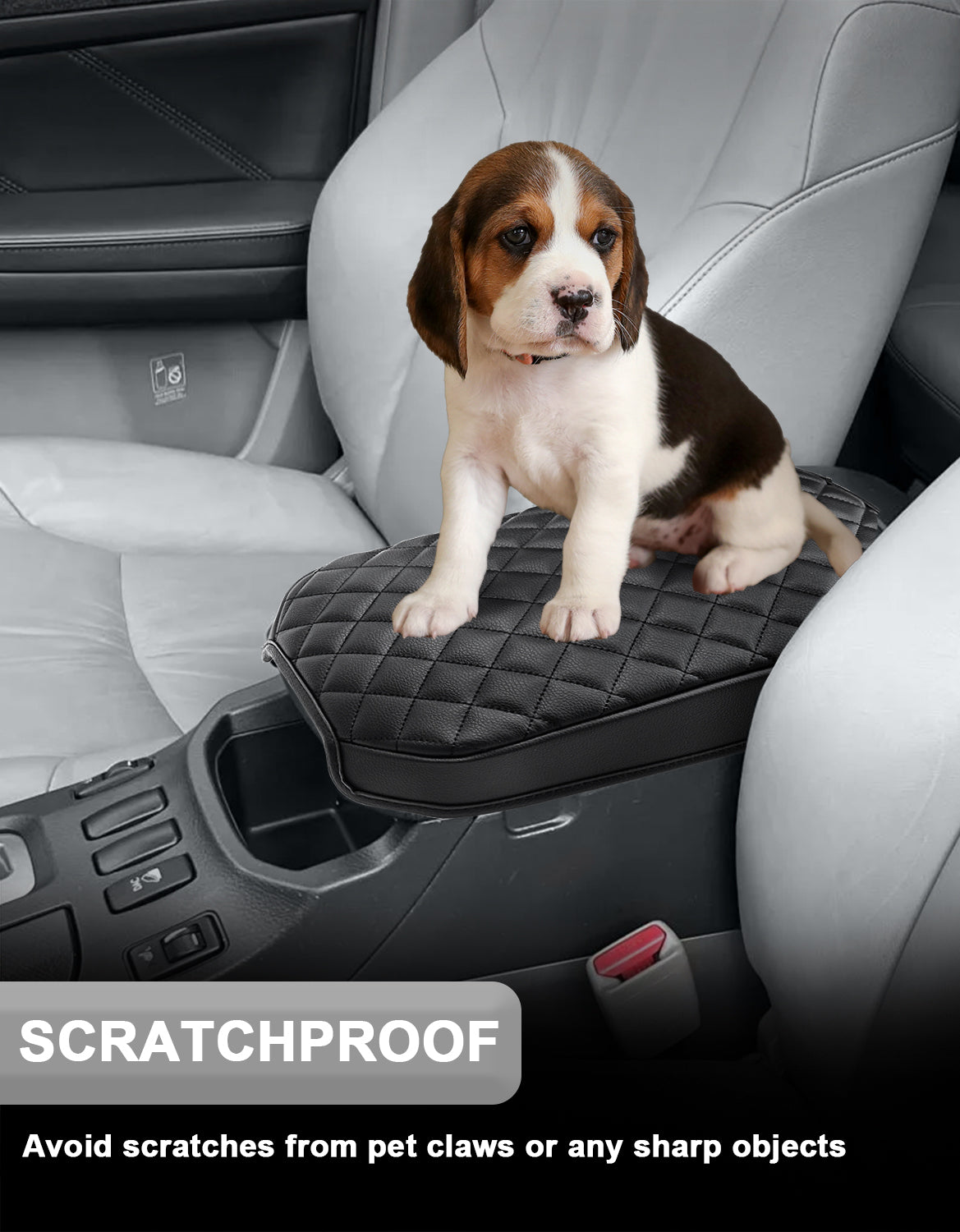 Center Console Armrest Cover Cushion Pad for 2003-2009 Toyota 4Runner