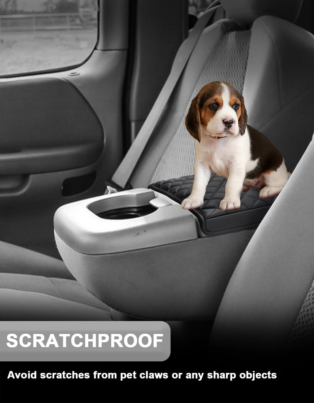 Center Console Armrest Cover Pad for Jump Seat 1999-2003 Ford F150