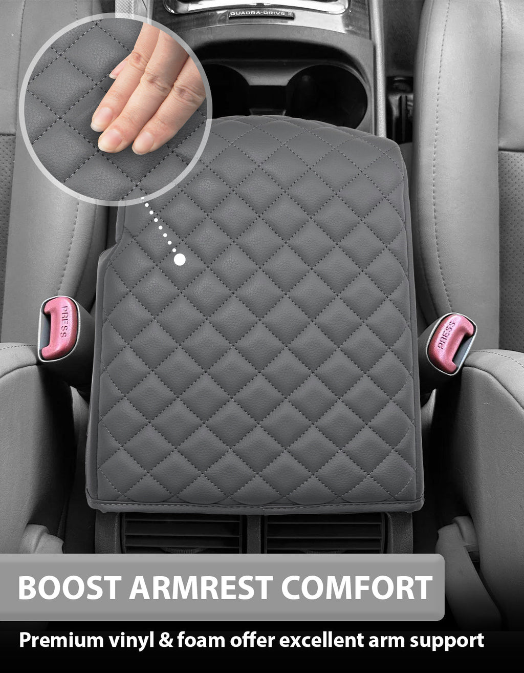 Center Console Armrest Cover for 2005-2010 Jeep Grand Cherokee,2005-2010 Jeep Commander
