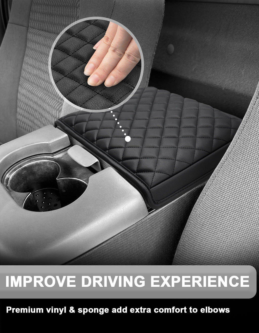 Center Console Armrest Cover Pad for Jump Seat 1999-2003 Ford F150