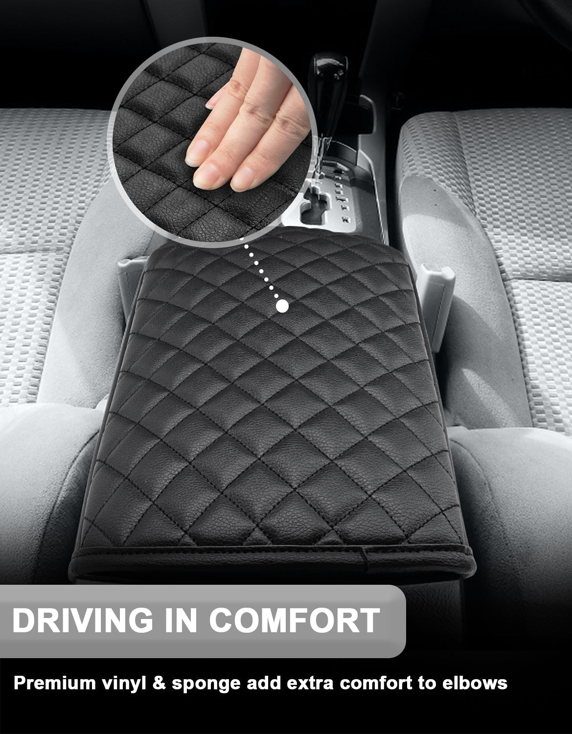 Center Console Armrest Cover Cushion Pad for 2003-2009 Toyota 4Runner