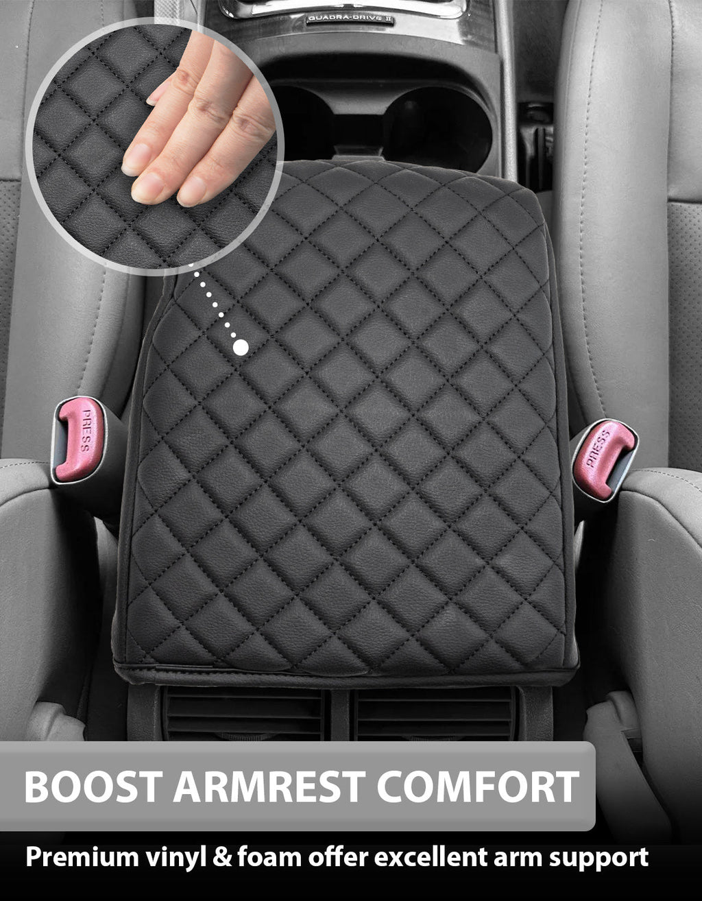 Center Console Armrest Cover for 2005-2010 Jeep Grand Cherokee,2005-2010 Jeep Commander