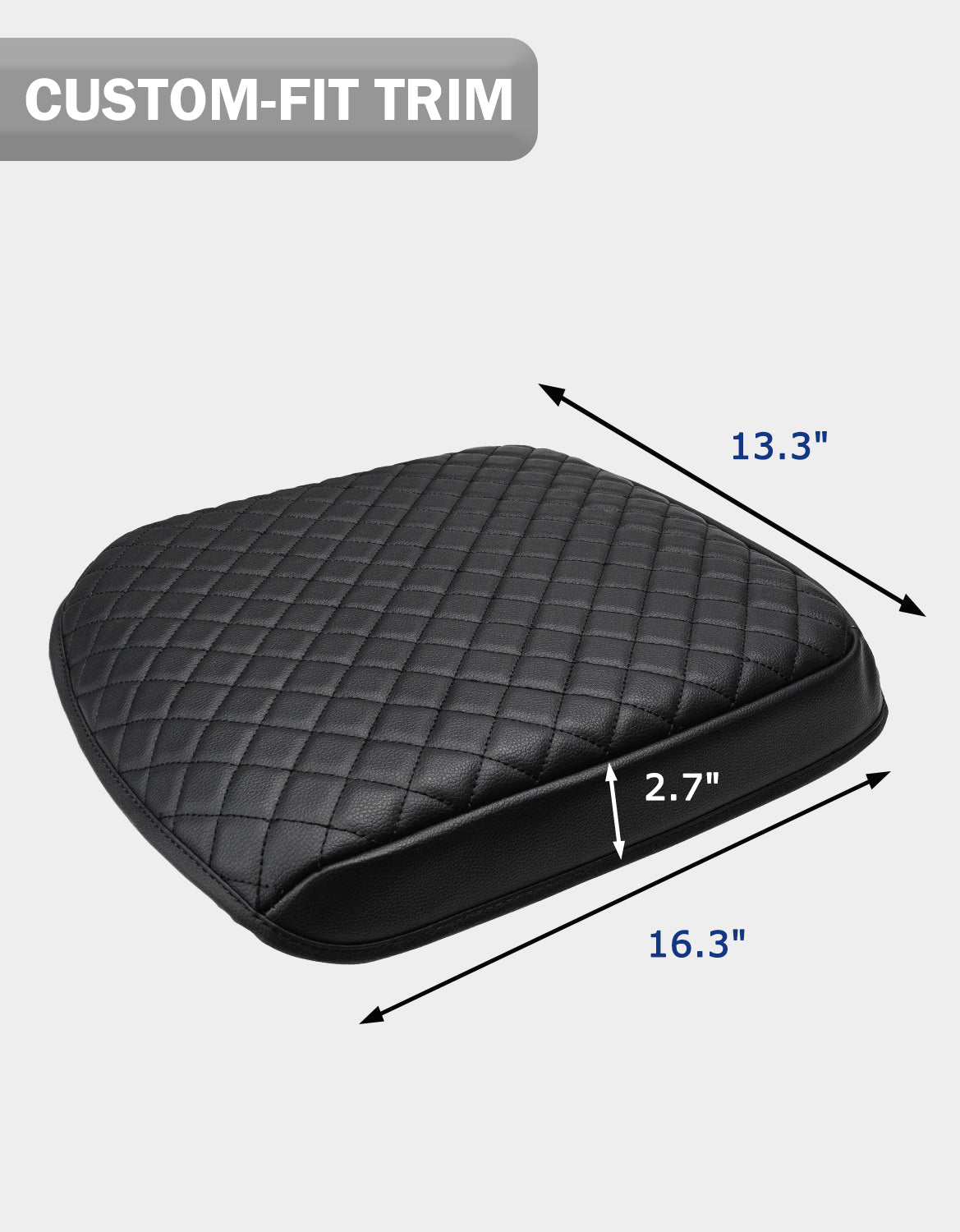 Center Console Armrest Cover Pad For Jump Seat 2019-2026 Chevy Silverado 1500 2500 3500,2019-2026 GMC Sierra 1500 2500 3500