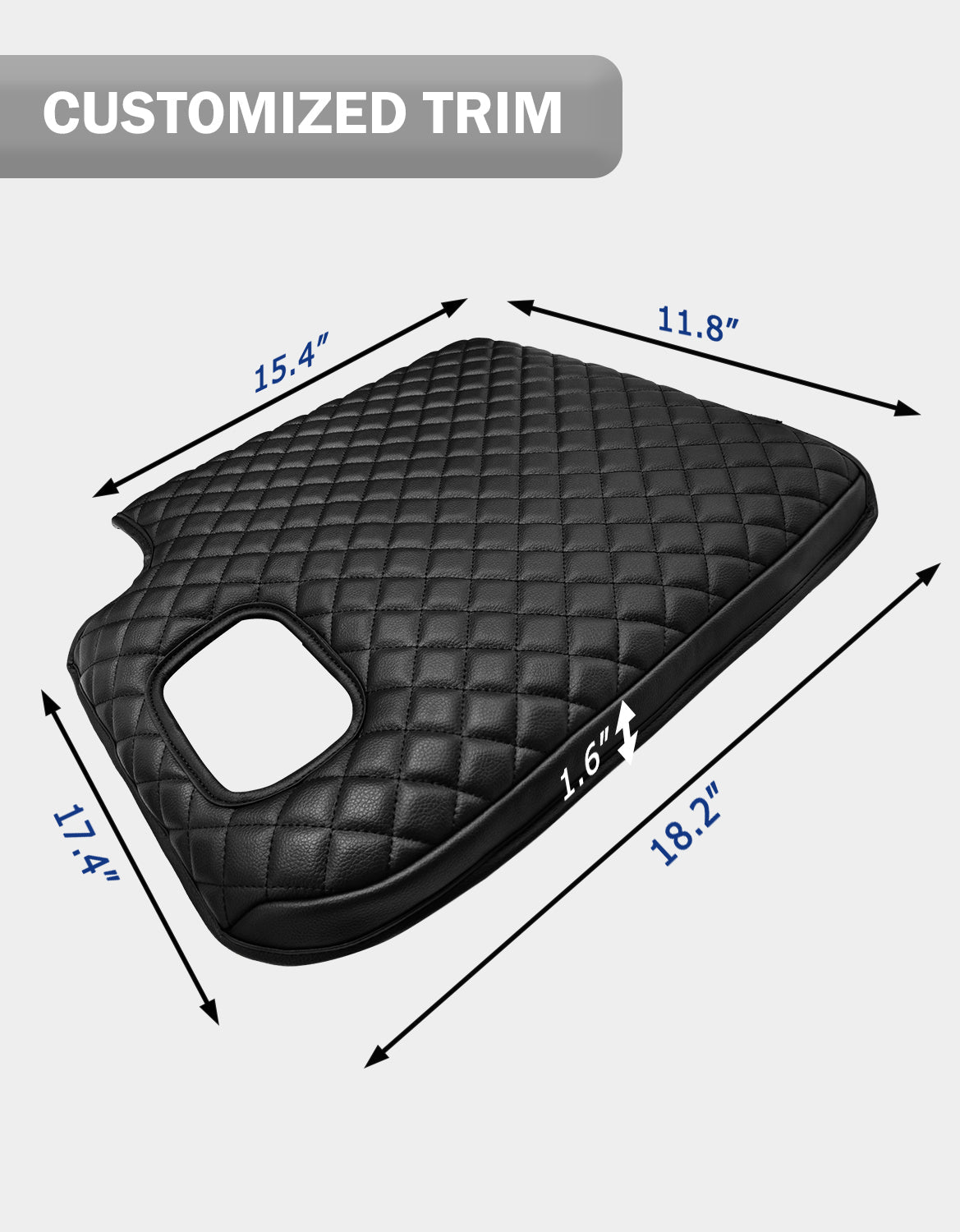 Center Console Armrest Cover Pad for Jump Seat 1999-2001 Ford F250 F350 F450 Super Duty