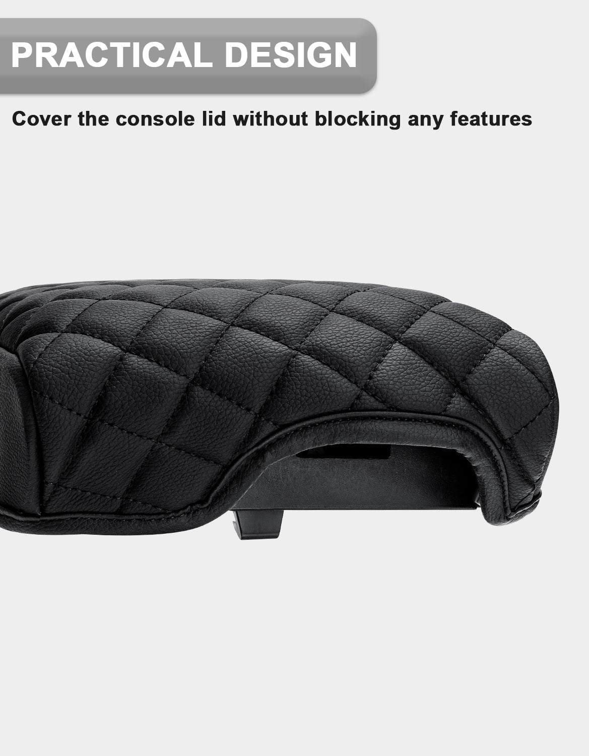 Center Console Armrest Cover for Hyundai Sonata 2015-2019