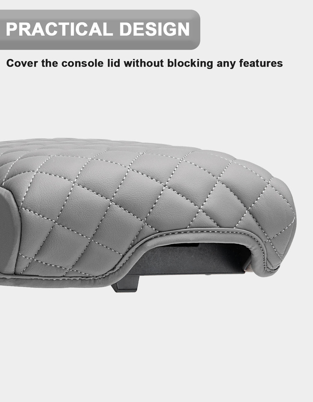 Center Console Armrest Cover for Hyundai Sonata 2015-2019