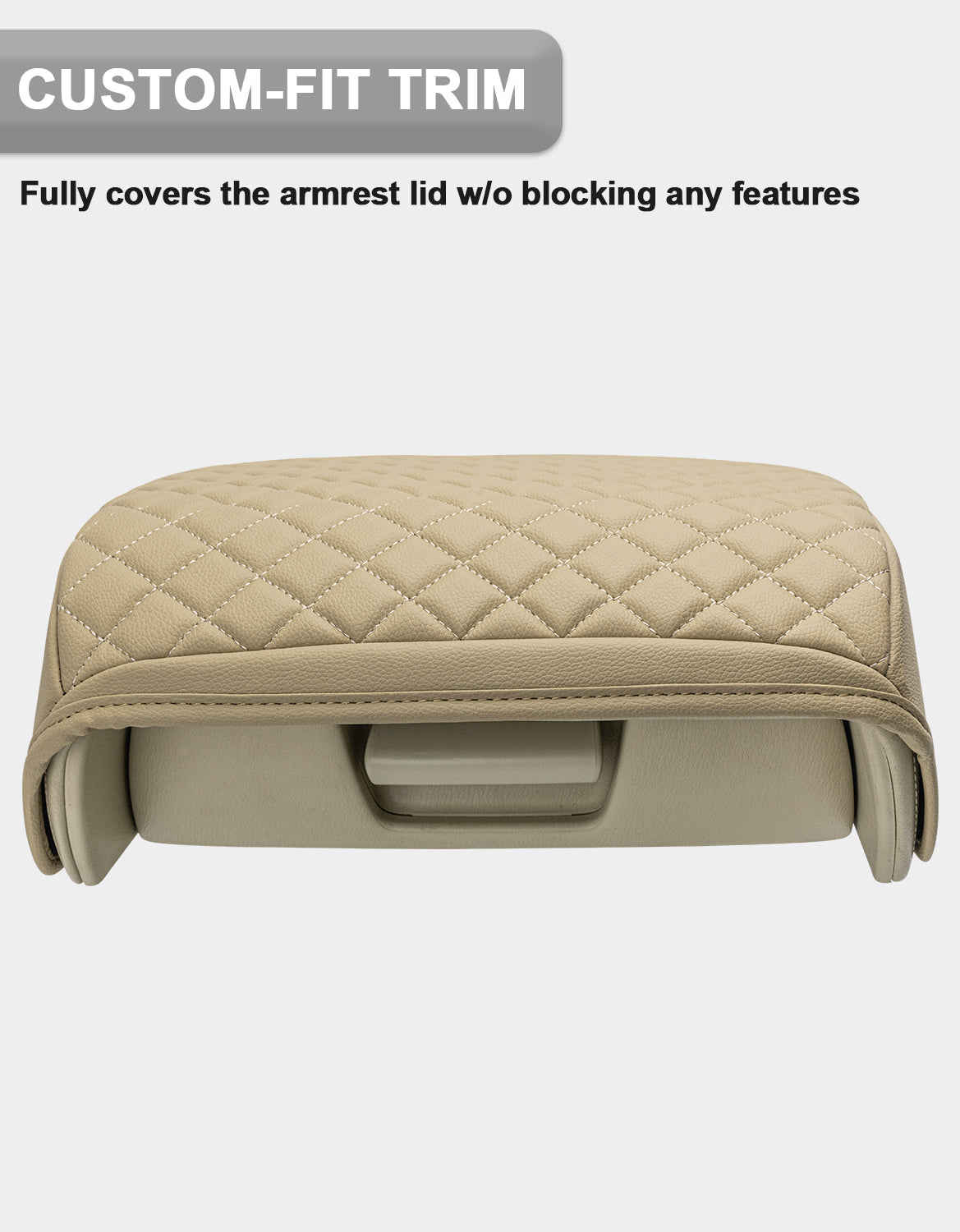 Center Console Armrest Cover Pad Protector for Infiniti QX56 2011-2017, Infiniti QX80 2011-2017