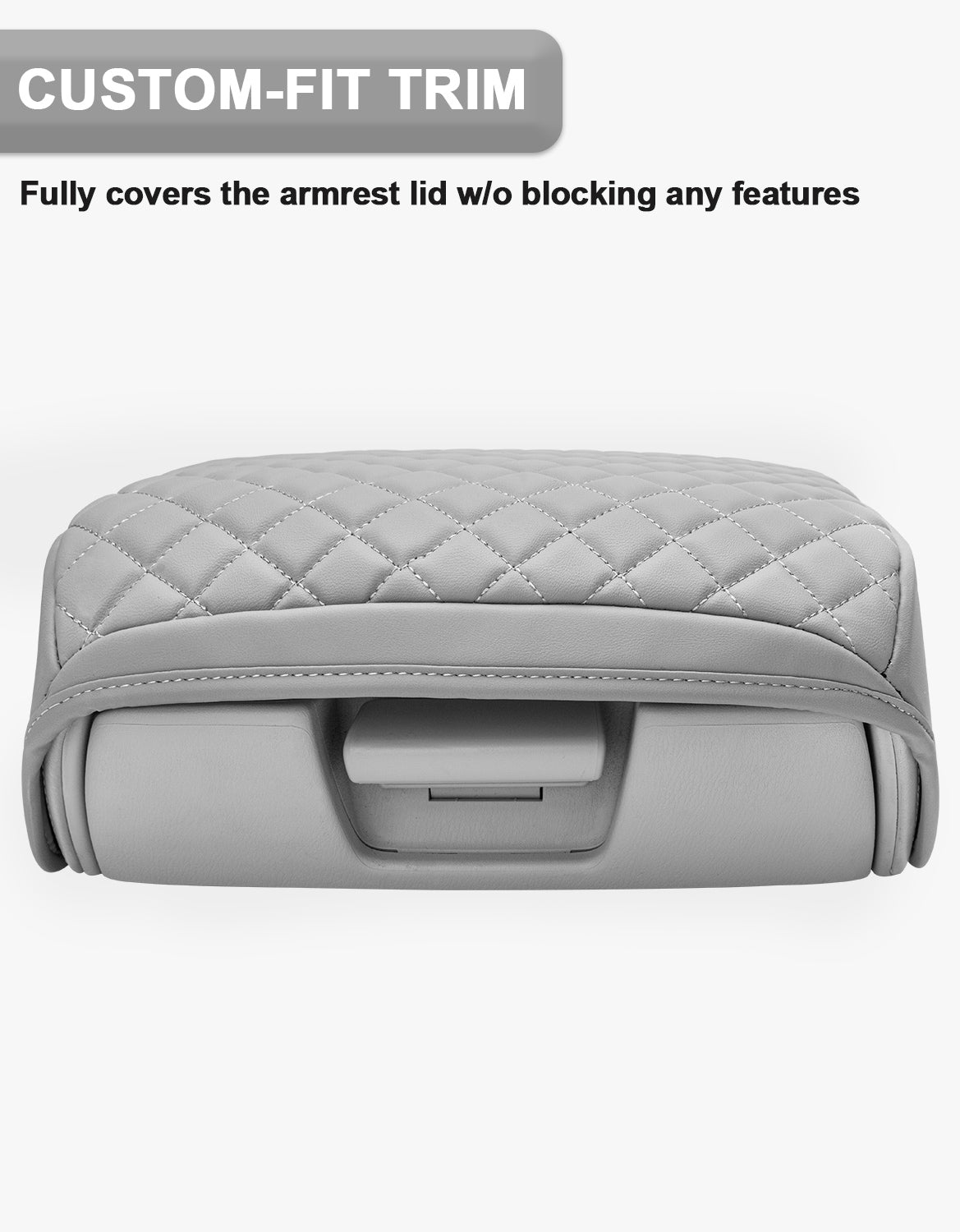 Center Console Armrest Cover Pad Protector for Infiniti QX56 2011-2017, Infiniti QX80 2011-2017